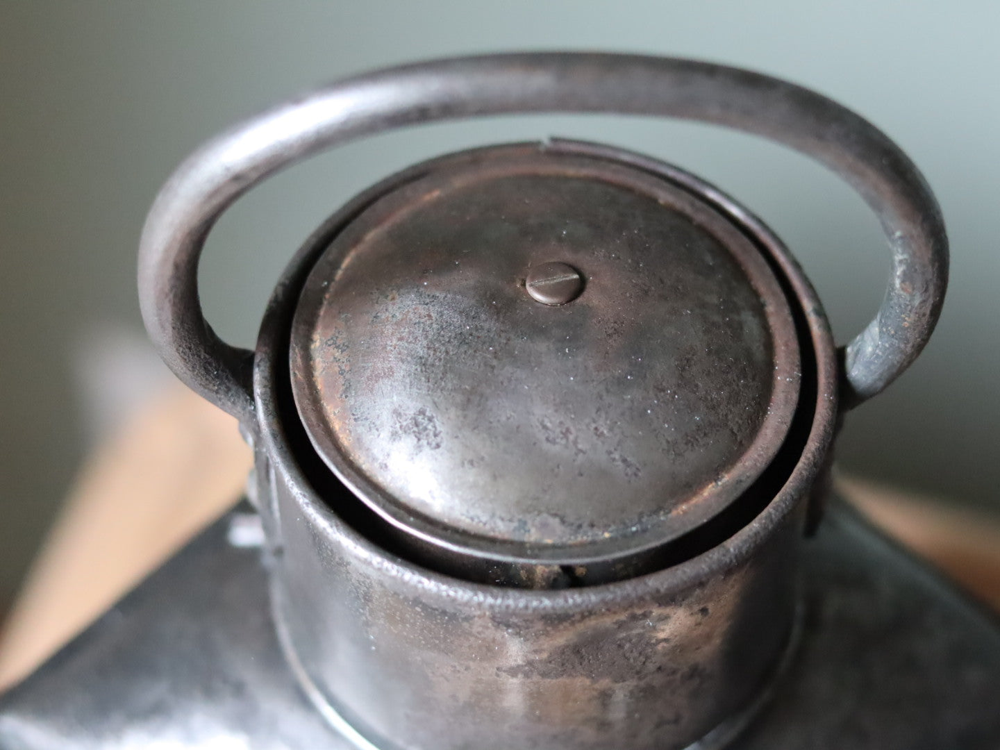 Extremely Rare Vintage Port Ship Lamp with Red Prismatic Glass – Hall’s Patent c. 1890-1910