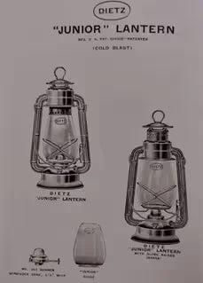 Original Dietz Junior Lantern catalogue advertisement.