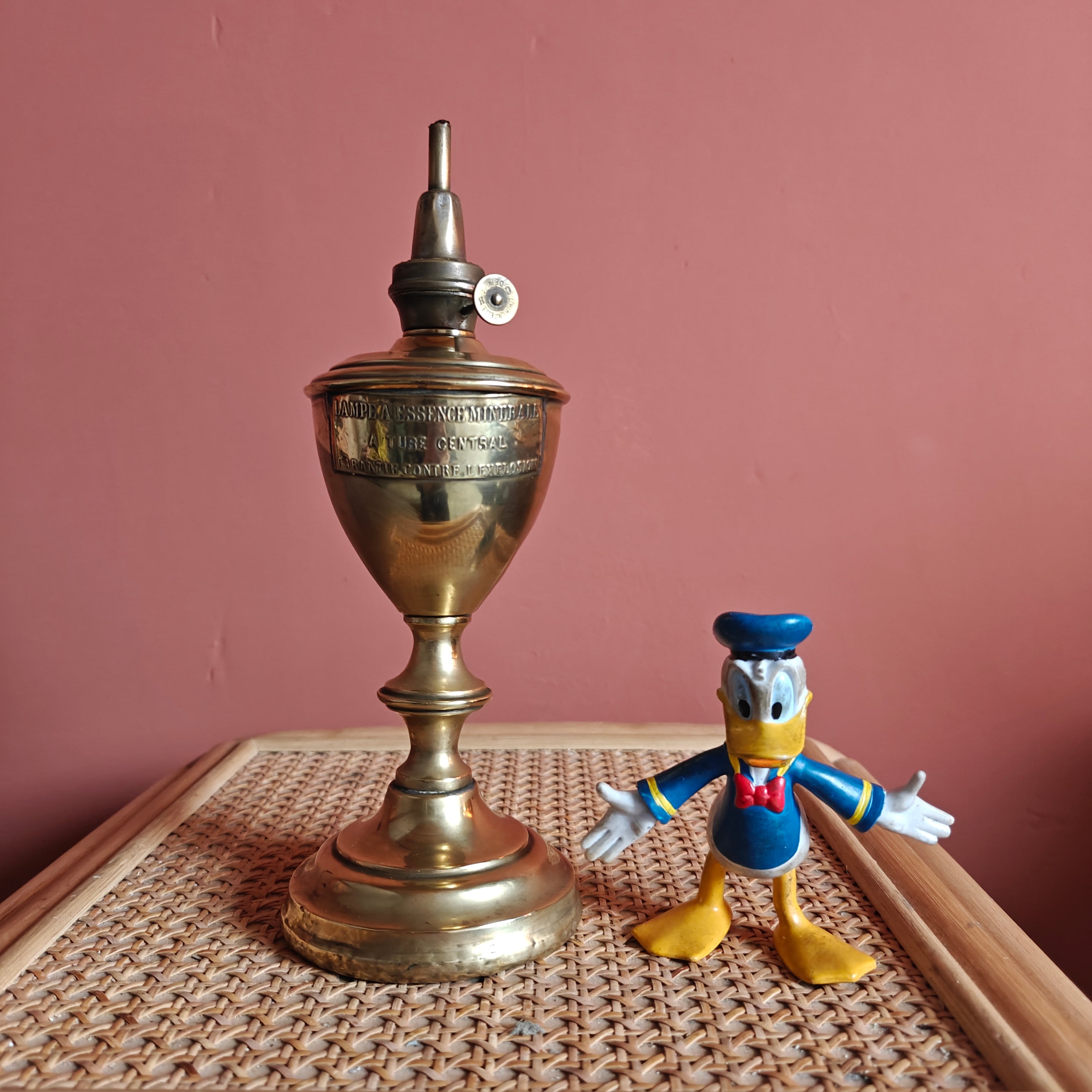 Vintage Essence Oil Lamp – Carra et Hubert Burner (c.1930)