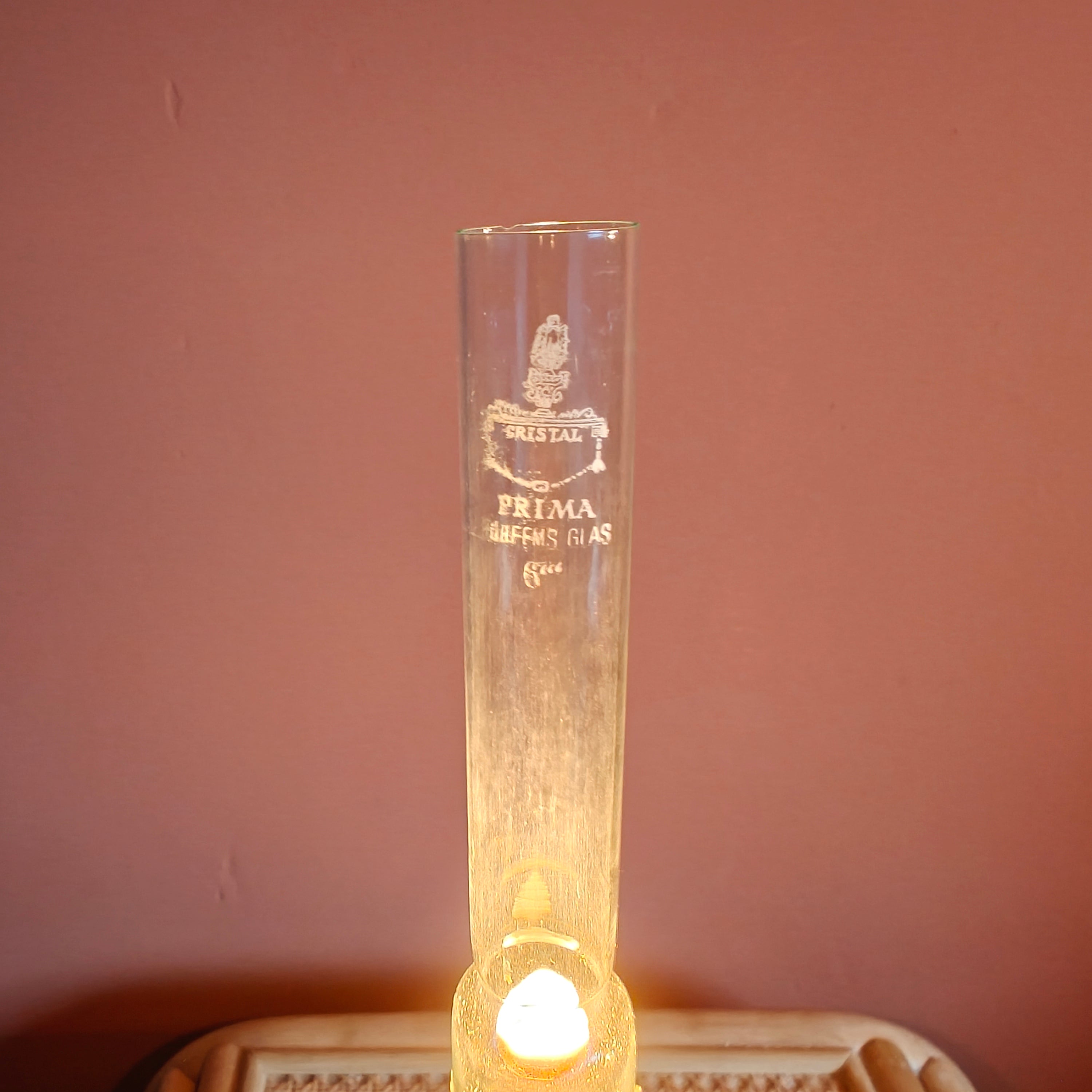 Elegant Antique French Oil Lamp – Floral Motif & SI Paris Burner (1920s–1930s)