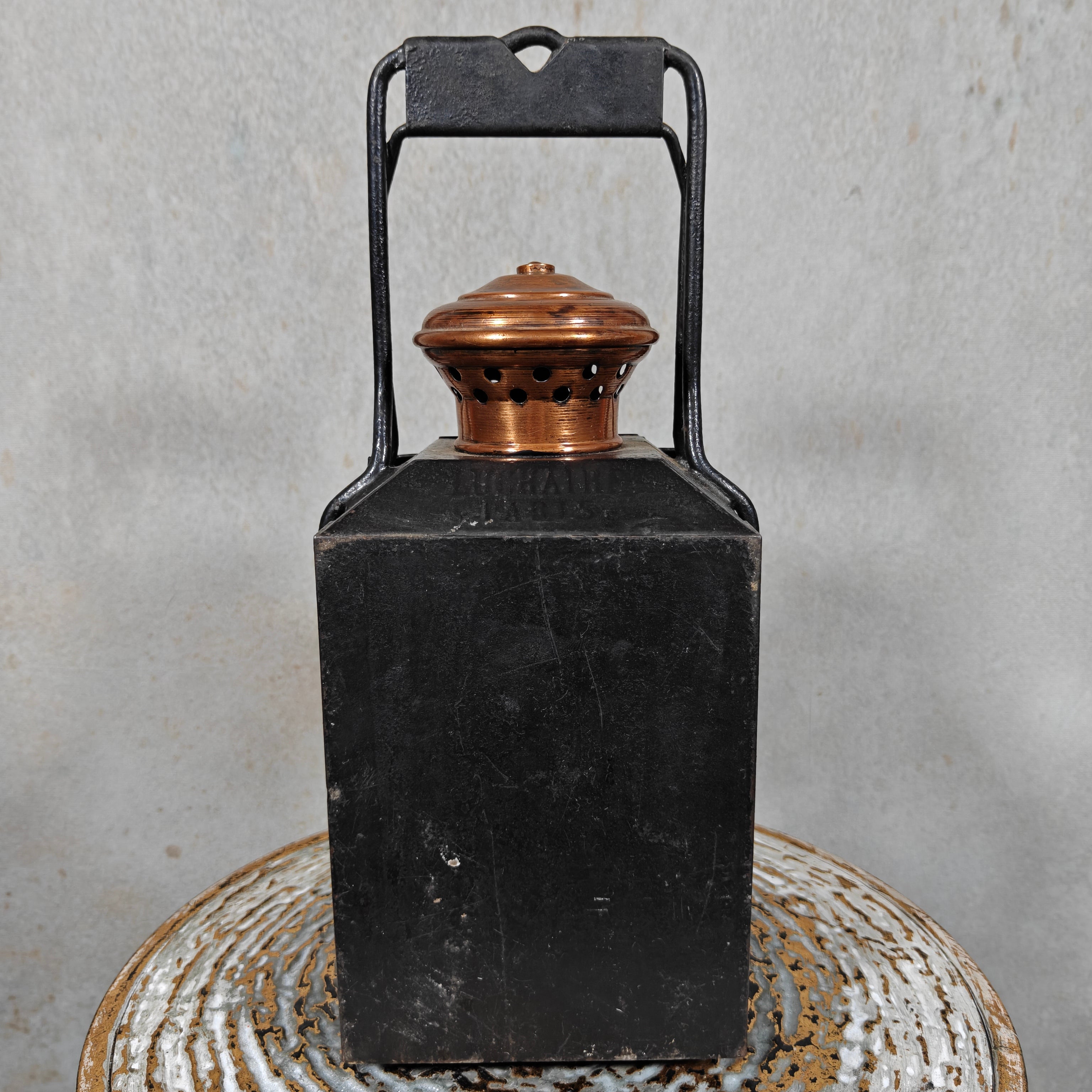 Rare Antique Railway Lantern – Luchaire Paris – French Railways (Nord)