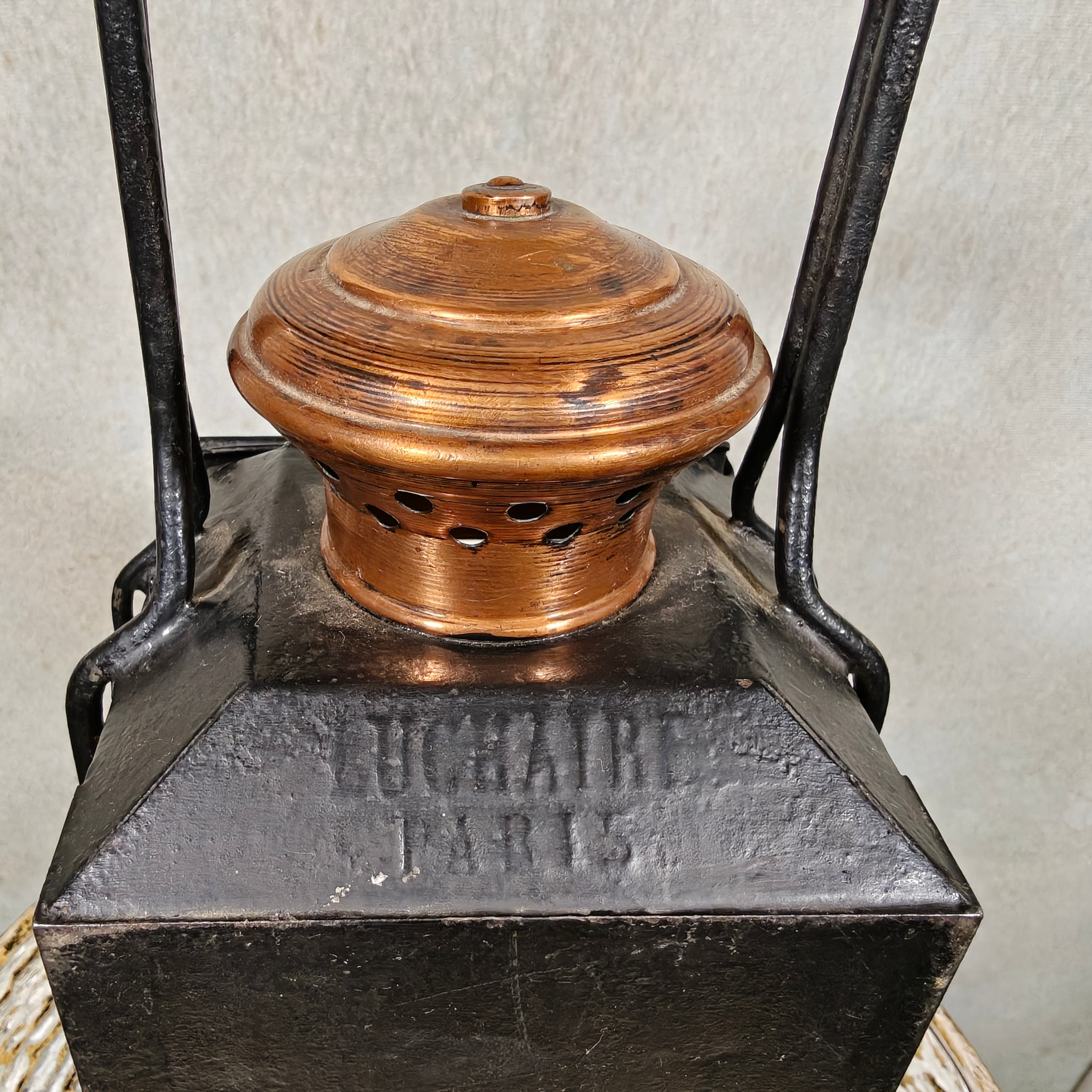 Rare Antique Railway Lantern – Luchaire Paris – French Railways (Nord)