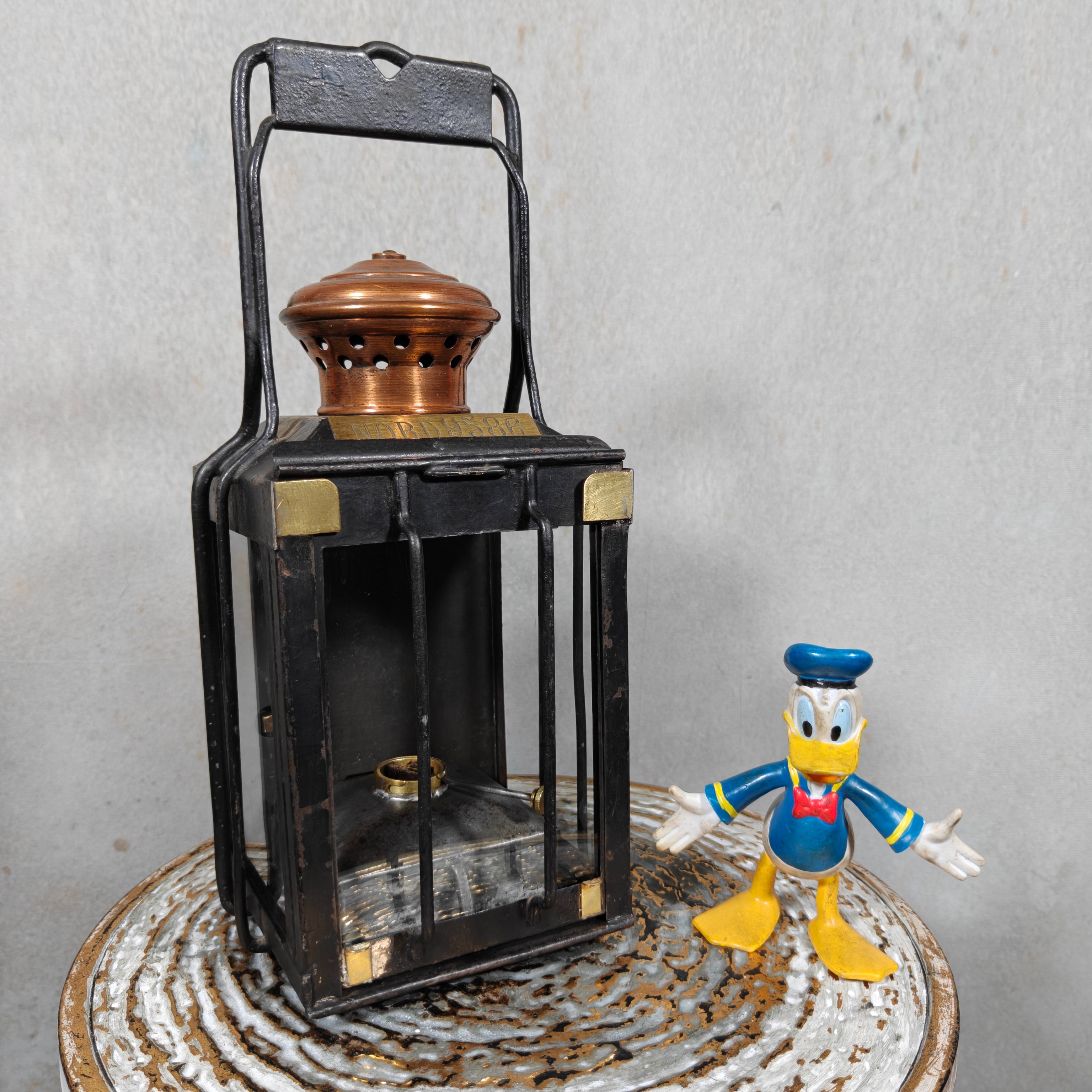 Rare Antique Railway Lantern – Luchaire Paris – French Railways (Nord)