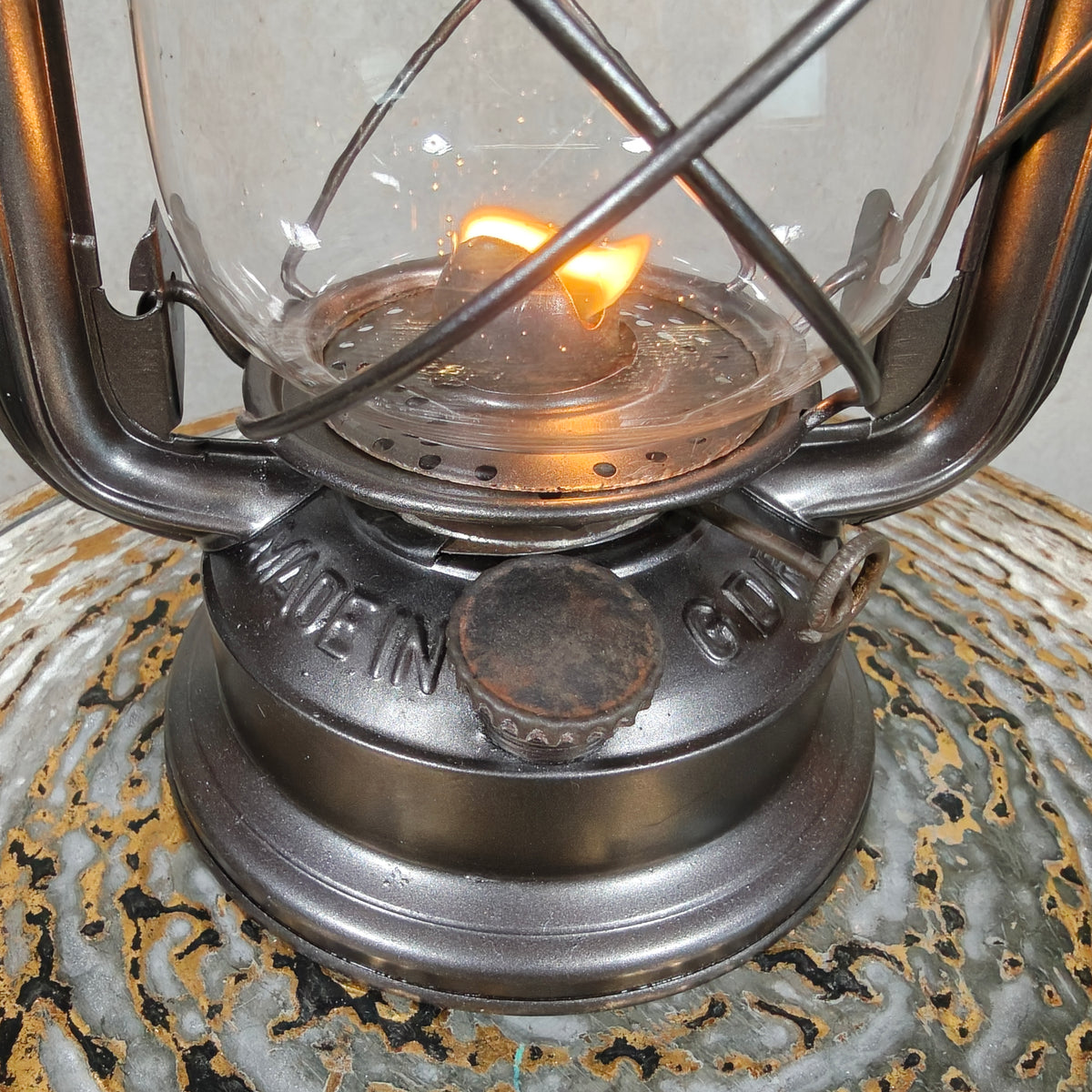 Vintage Frowo No. 75 Storm Lantern – 1960s/1970s – Restored & Fully Usable