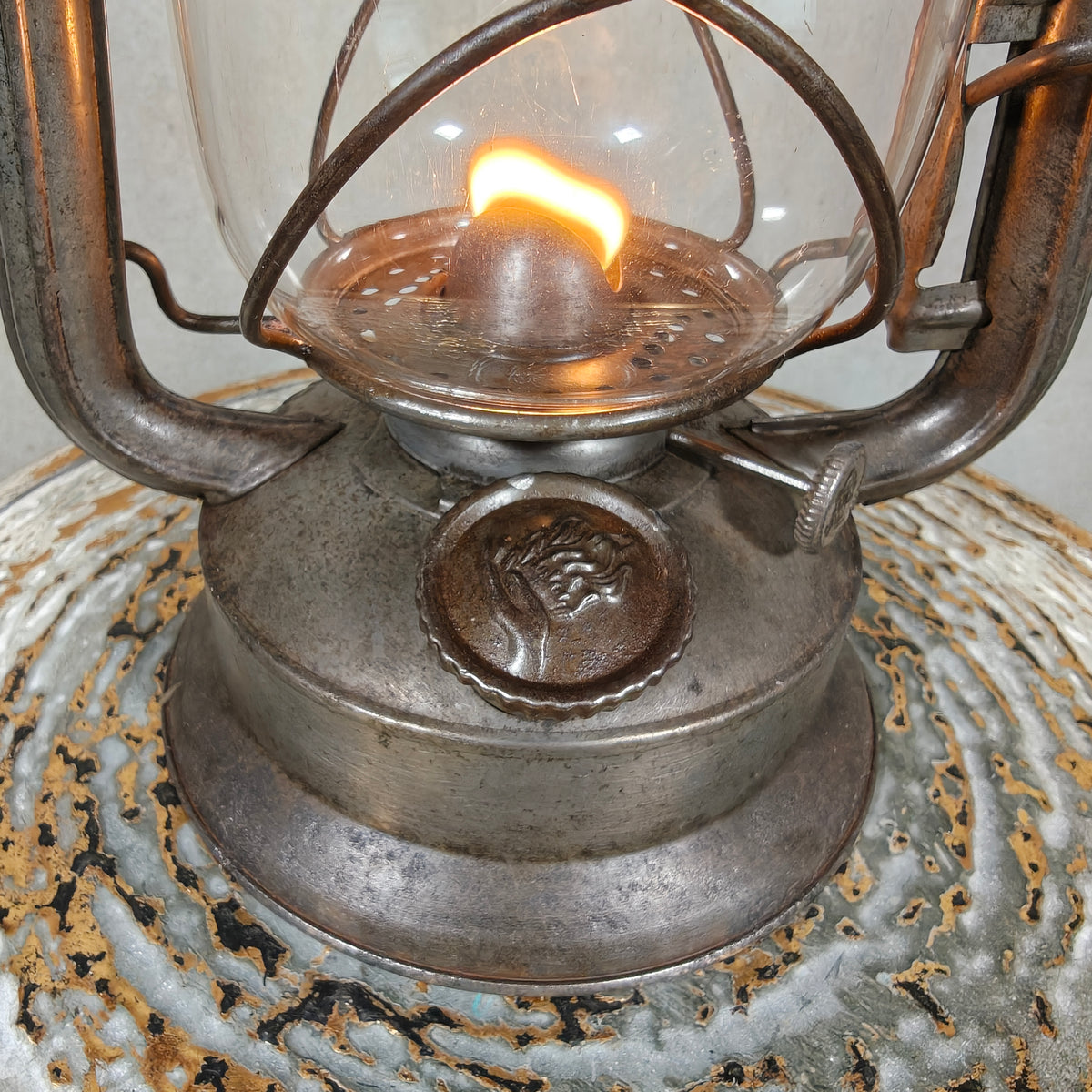 Rare Feuerhand 270 “SUPERFLAM” Hurricane Lantern – Late 1930s