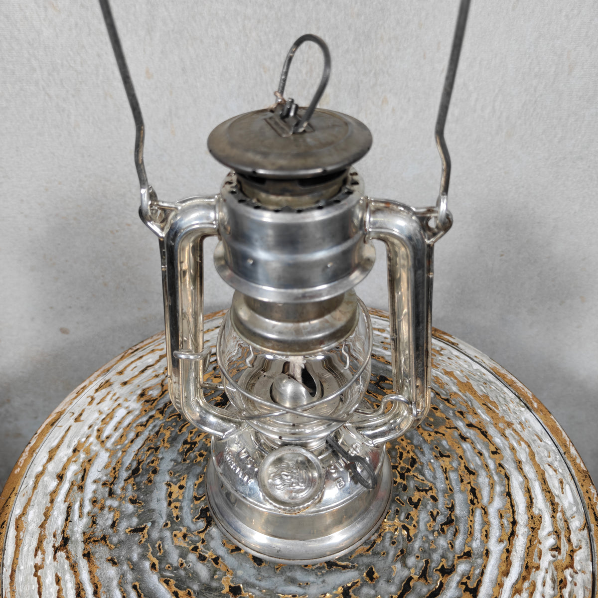 Fantastic New Old Stock (or Near-Unused) Feuerhand 175 Hurricane Lantern – 1970s – “Super Baby”