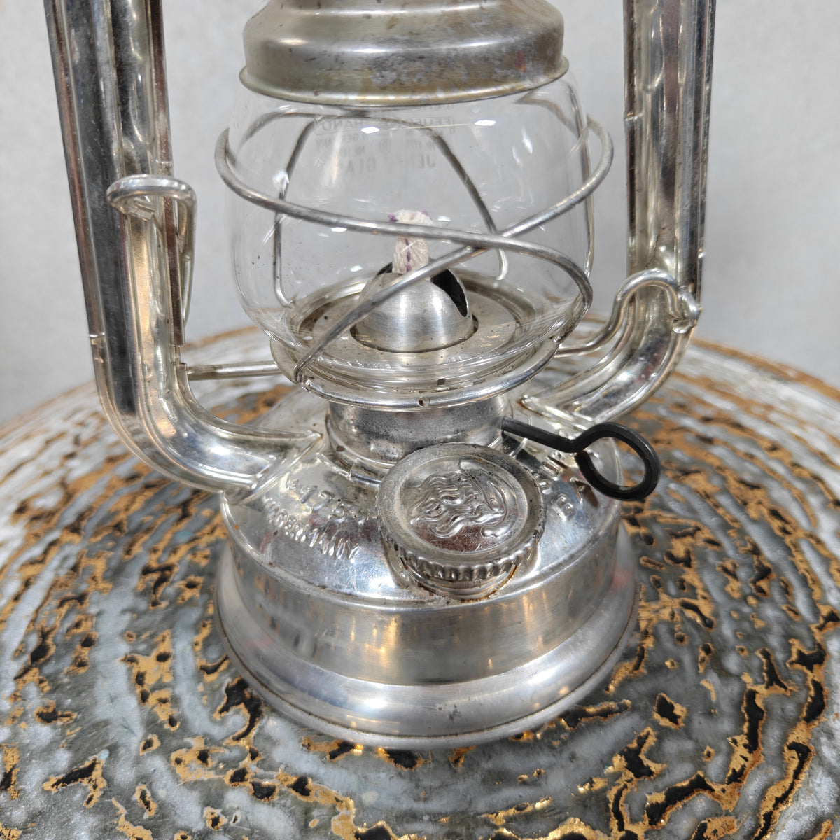 Fantastic New Old Stock (or Near-Unused) Feuerhand 175 Hurricane Lantern – 1970s – “Super Baby”