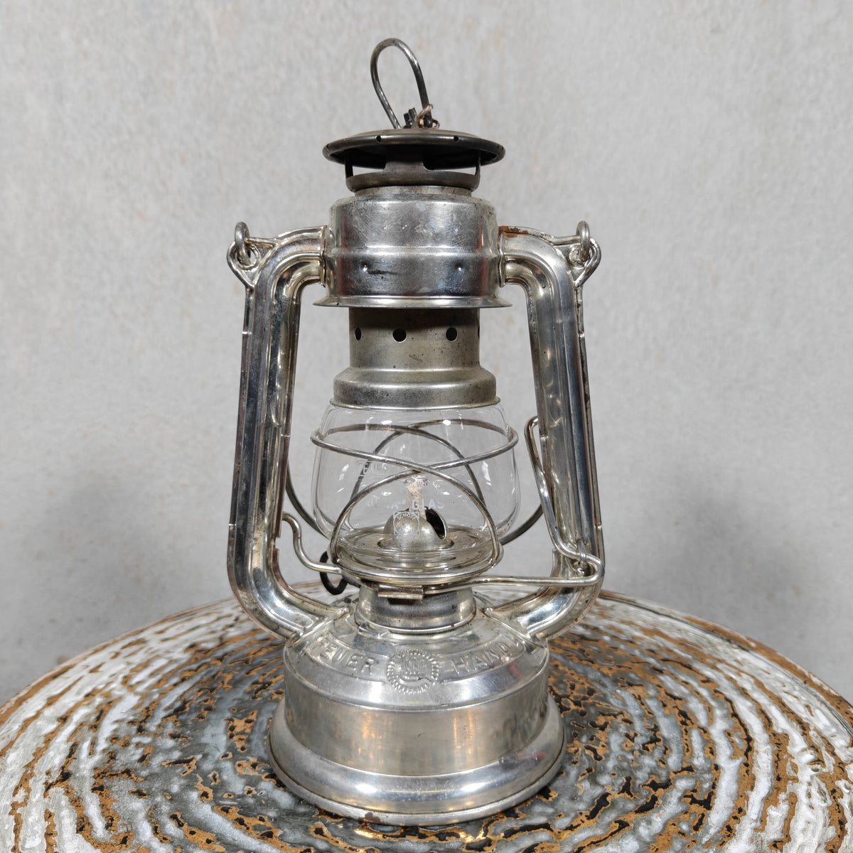 Fantastic New Old Stock (or Near-Unused) Feuerhand 175 Hurricane Lantern – 1970s – “Super Baby”