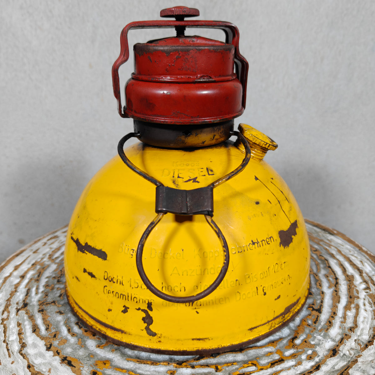 Feuerhand WarnFackel Diesel K8002 -  Rare Early Version – Complete with Matches – Working Condition – c. 1960s