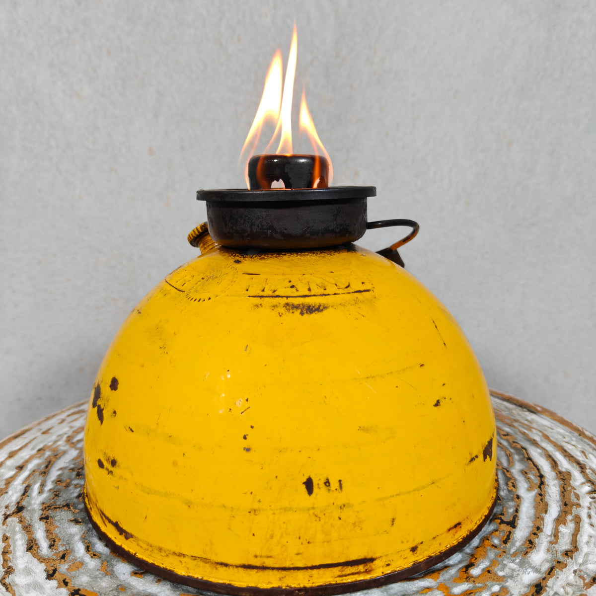 Feuerhand WarnFackel Diesel K8002 -  Rare Early Version – Complete with Matches – Working Condition – c. 1960s
