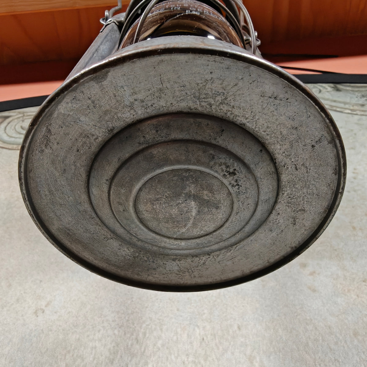 Special hurricane lantern – Feuerhand 276 STK Sturmkappe – in good usable condition.