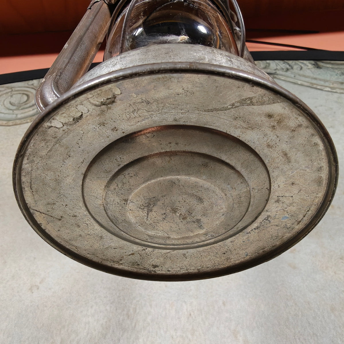 Special hurricane lantern - K1452 – Feuerhand 276 STK Sturmkappe – in good usable condition