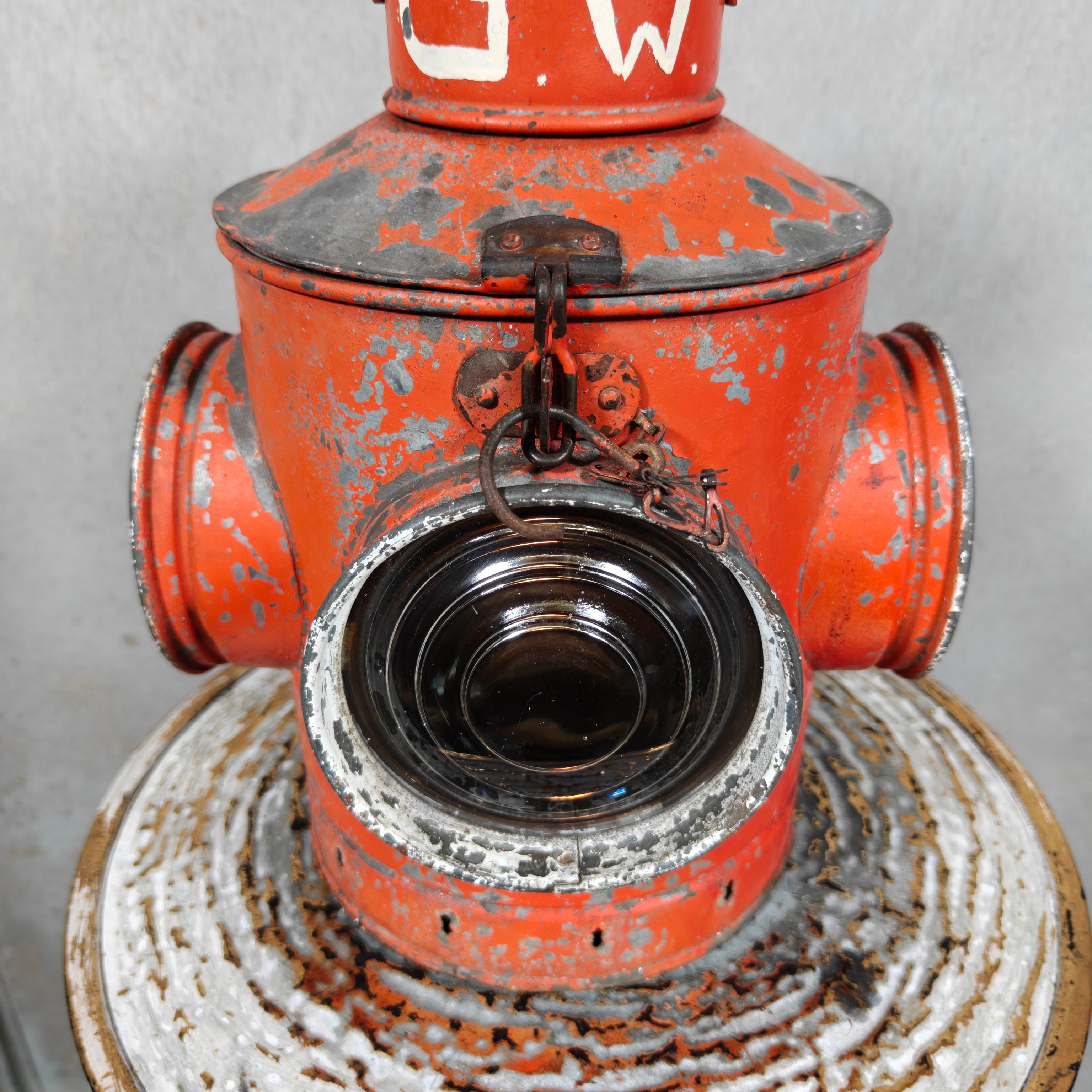 Vintage Red Rear Marker Lamp / Tail Signal Lamp (1950s/60s)