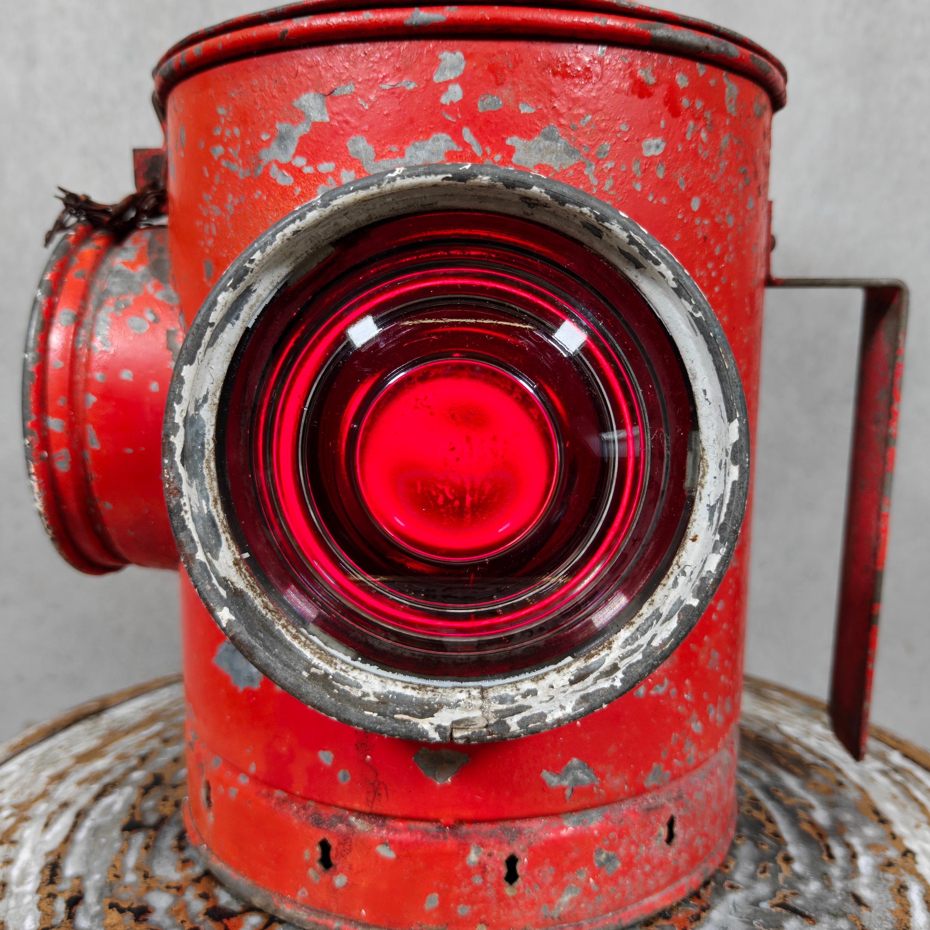 Vintage Red Rear Marker Lamp / Tail Signal Lamp (1950s/60s)