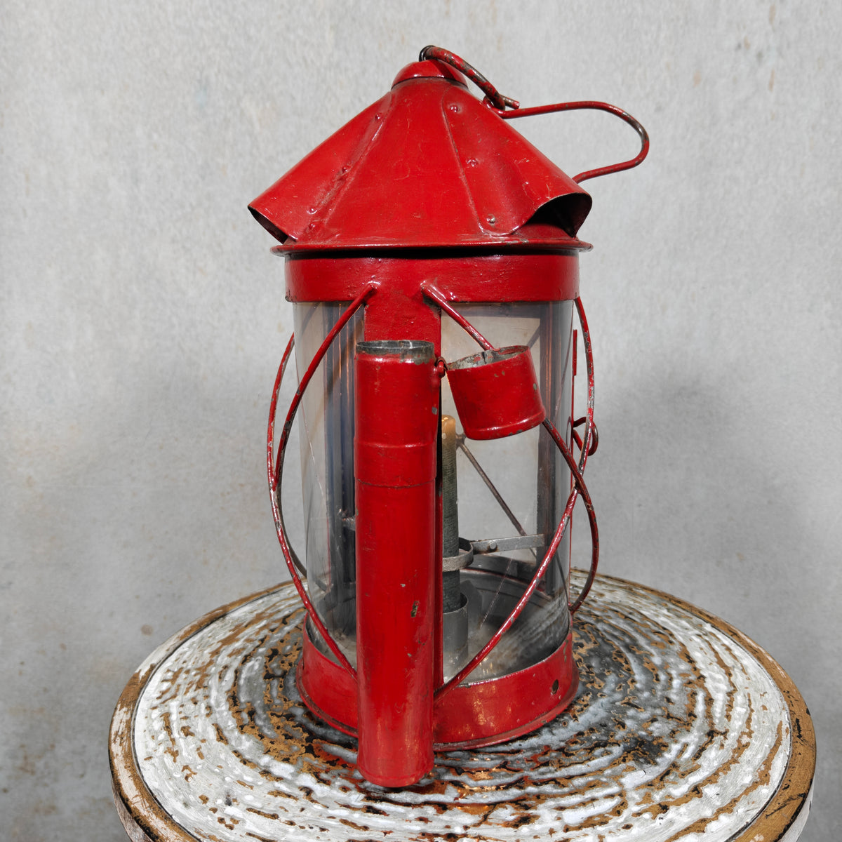 Vintage Swiss Fourgon Lantern (Candle Lantern, 1930s/40s)