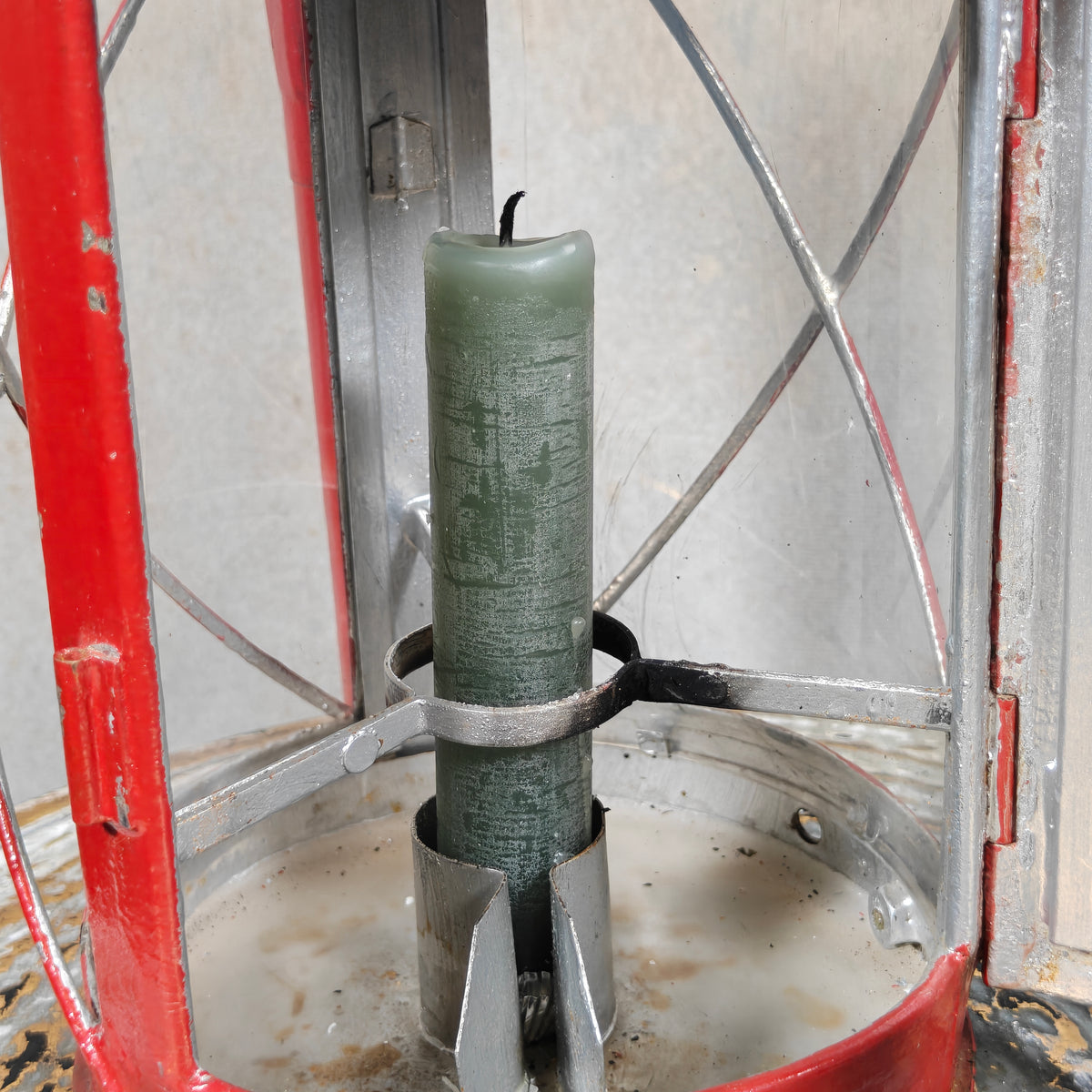 Vintage Swiss Fourgon Lantern (Candle Lantern, 1930s/40s)