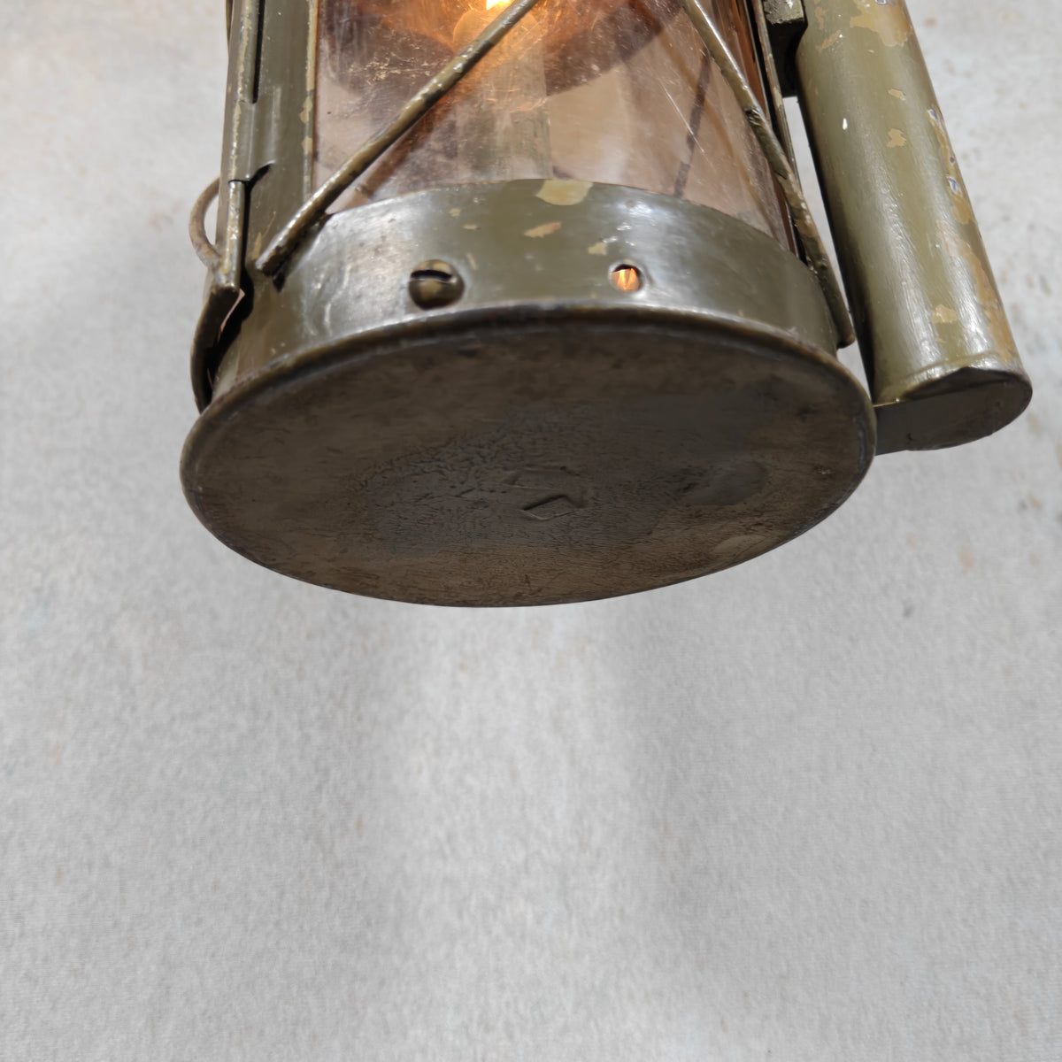 Vintage Swiss Fourgon Lantern (Candle Lantern, 1930s/40s)