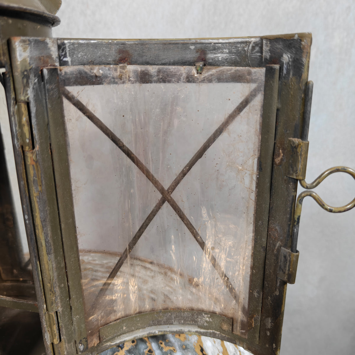 Vintage Swiss Fourgon Lantern (Candle Lantern, 1930s/40s)
