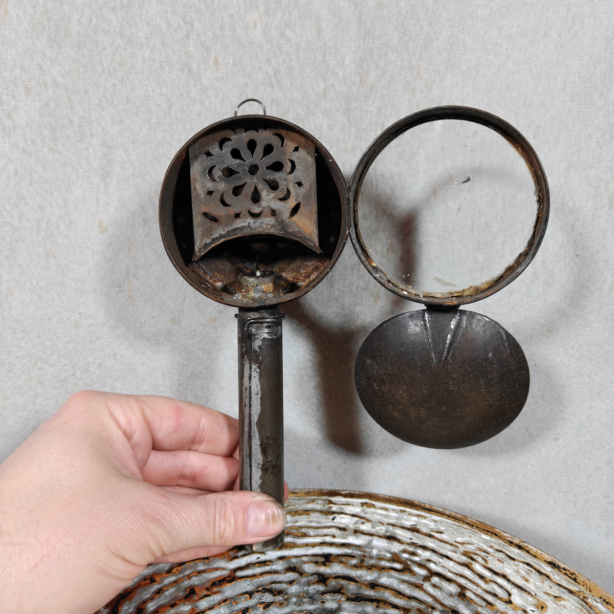Vintage Travel candle Lantern – 1930s