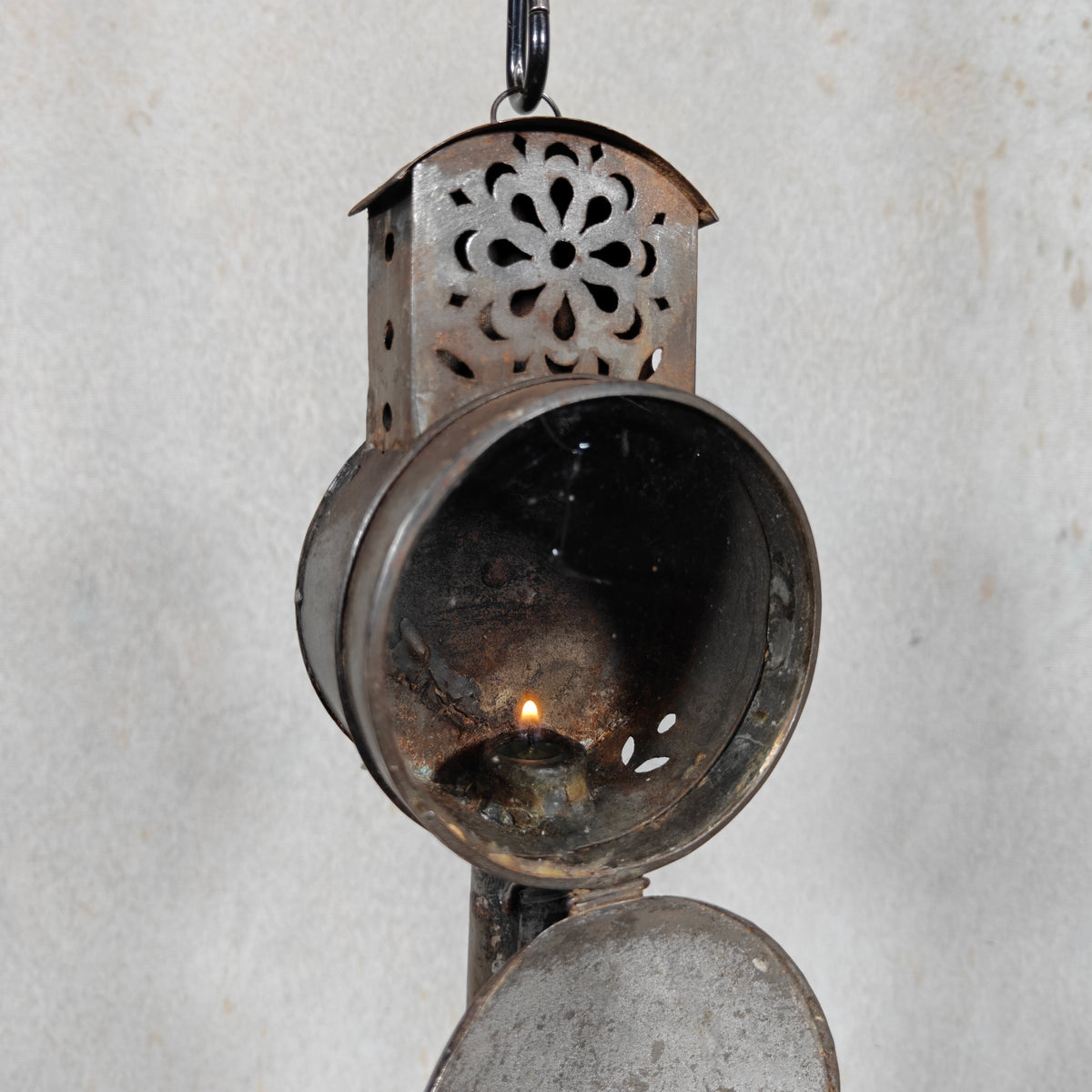 Vintage Travel candle Lantern – 1930s