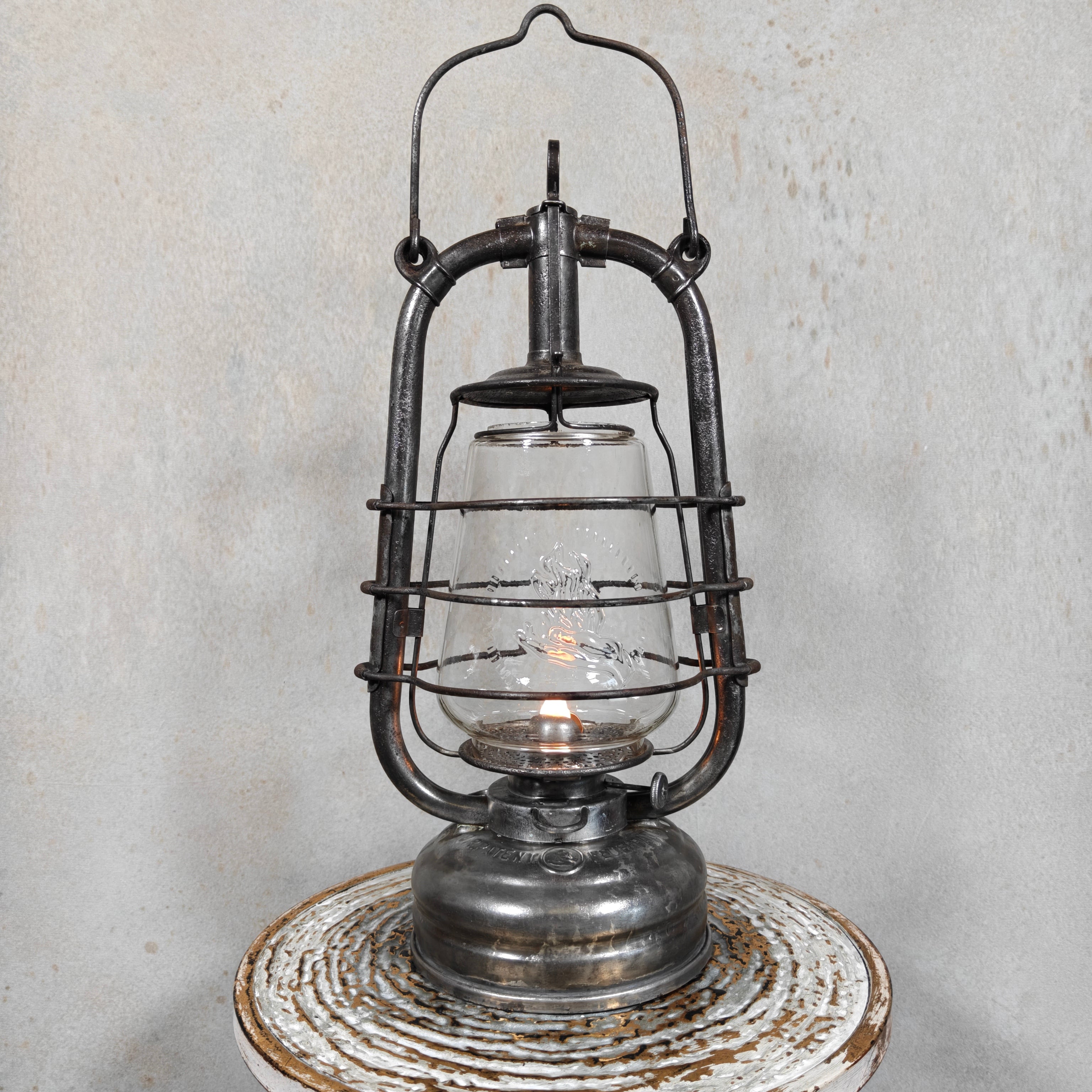 Stunning Hurricane Lantern by Feuerhand – Rare DR Patent Model (c. 1915)