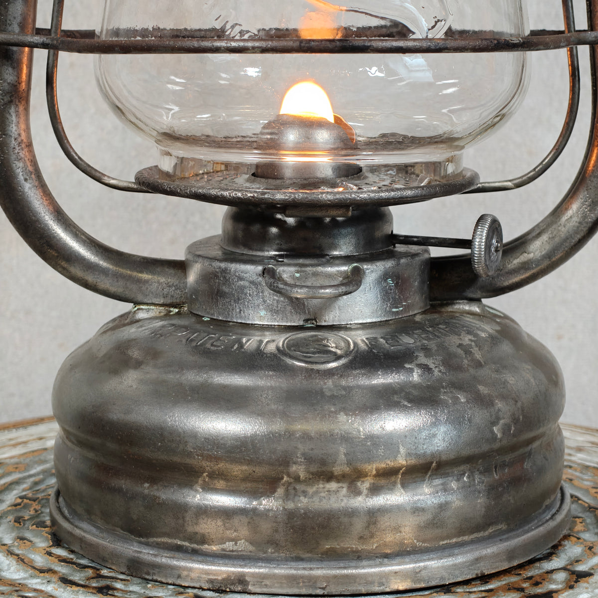 Stunning Hurricane Lantern by Feuerhand – Rare DR Patent Model (c. 1915)