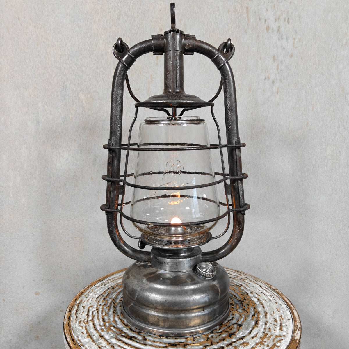 Stunning Hurricane Lantern by Feuerhand – Rare DR Patent Model (c. 1915)