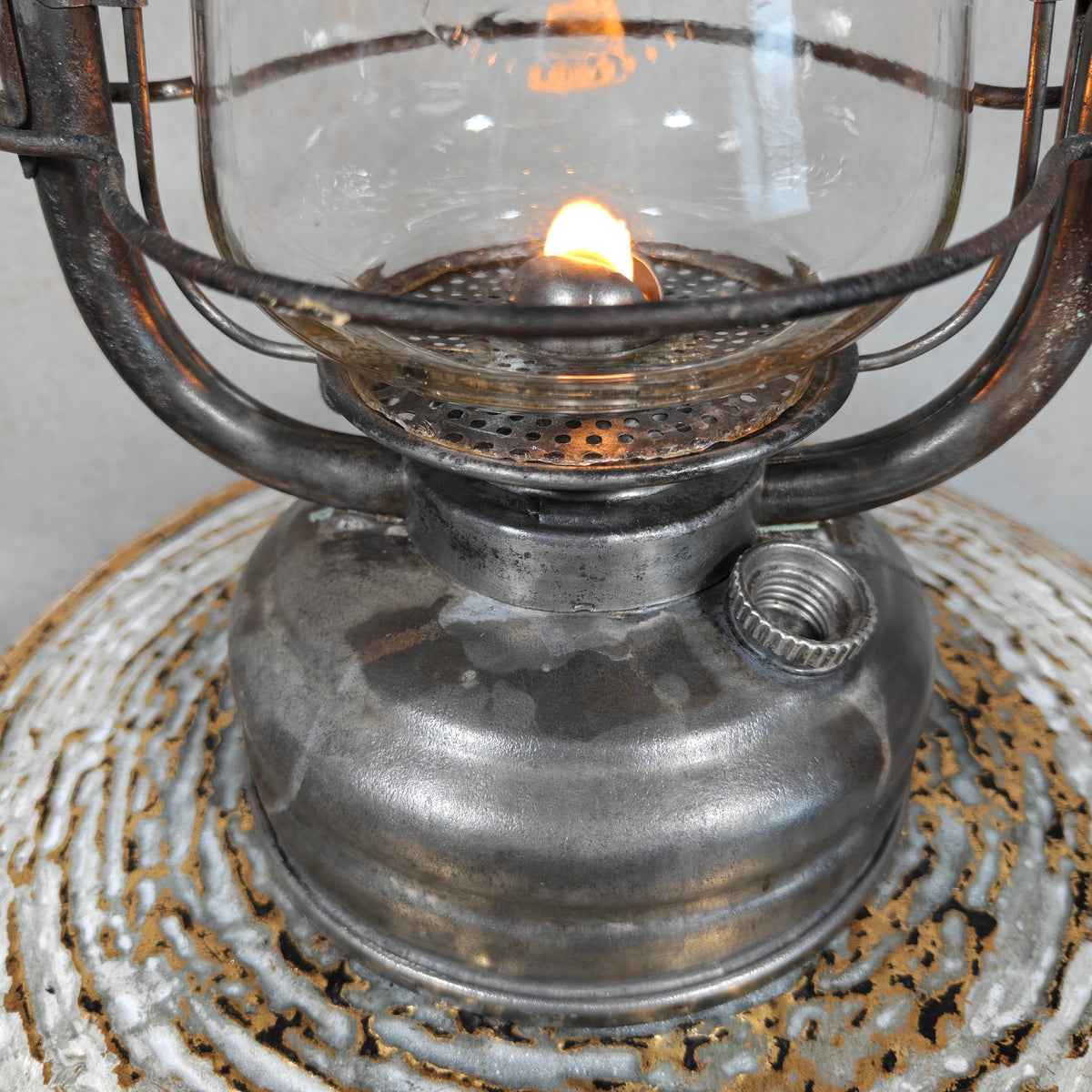 Stunning Hurricane Lantern by Feuerhand – Rare DR Patent Model (c. 1915)