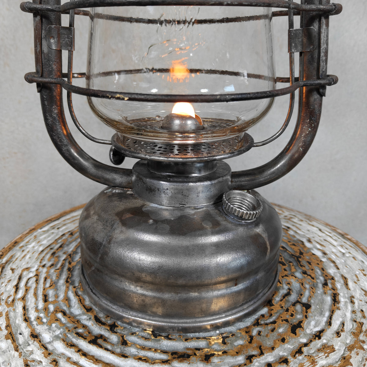 Stunning Hurricane Lantern by Feuerhand – Rare DR Patent Model (c. 1915)