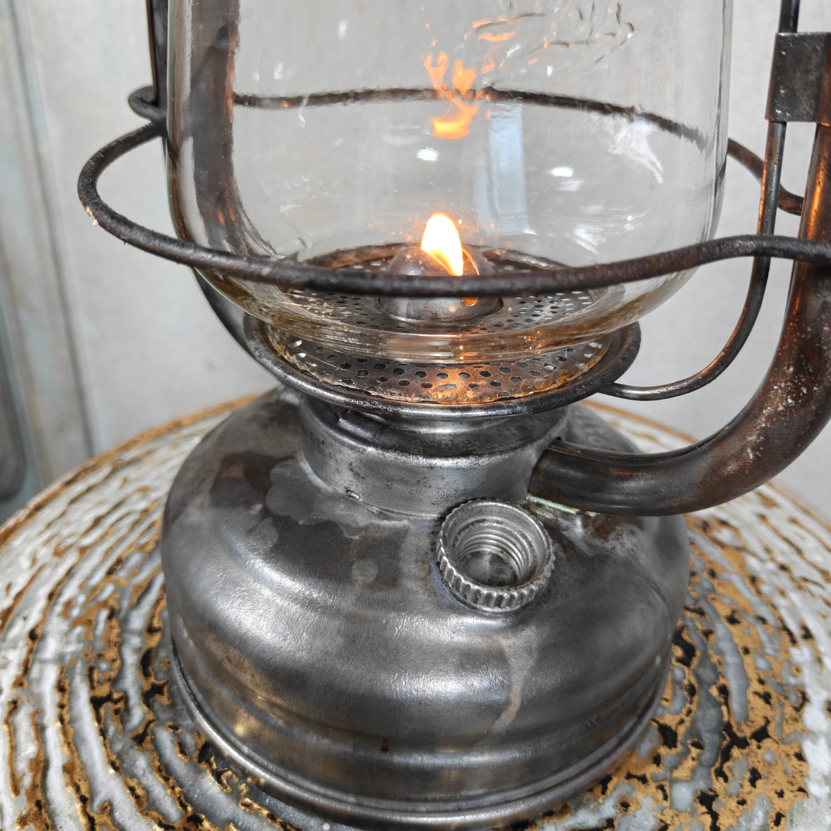 Stunning Hurricane Lantern by Feuerhand – Rare DR Patent Model (c. 1915)