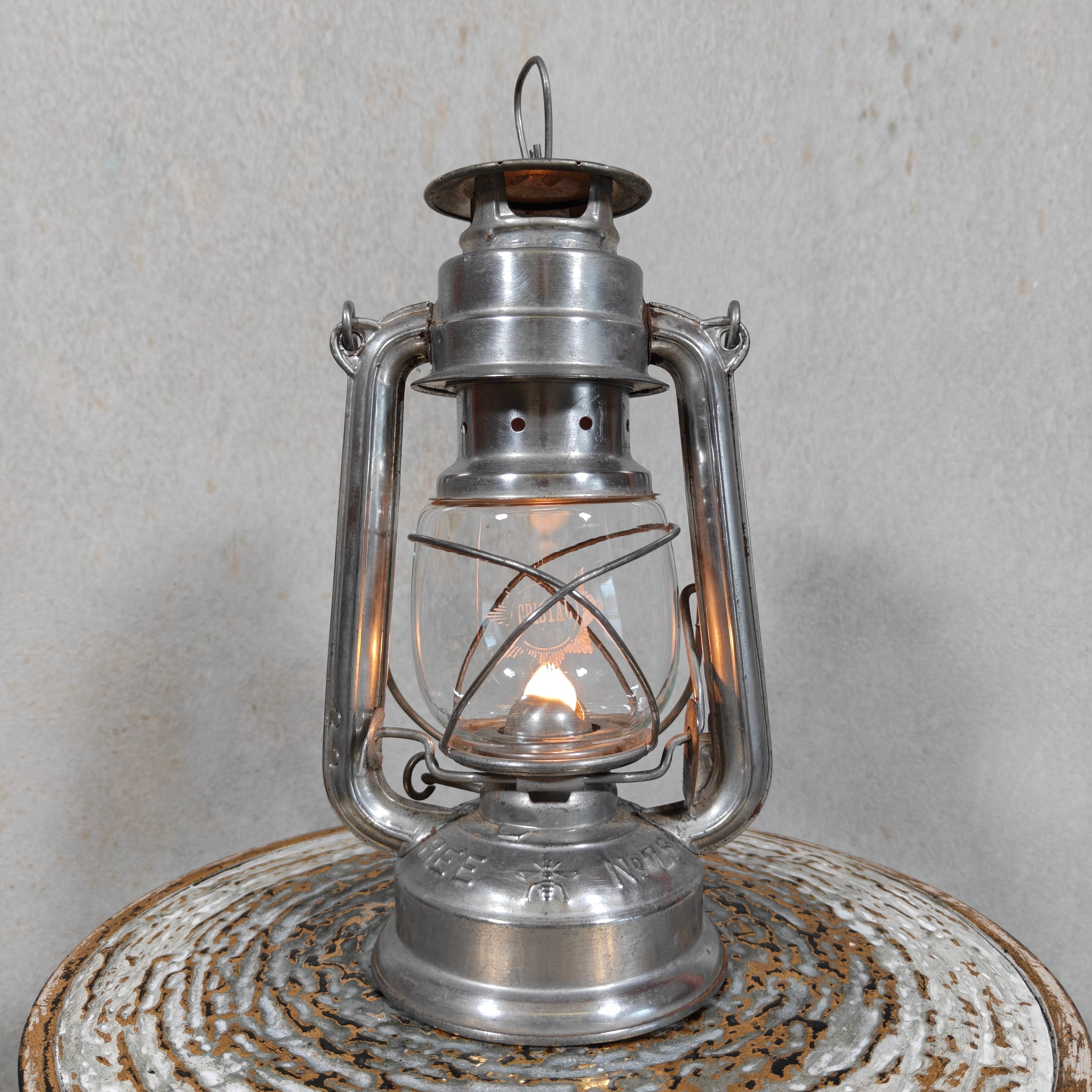 Beautiful and Rare German Hurricane Lantern – Bee 75, Look‑alike of the Bat 158, Made in Germany, 1970s/1980s