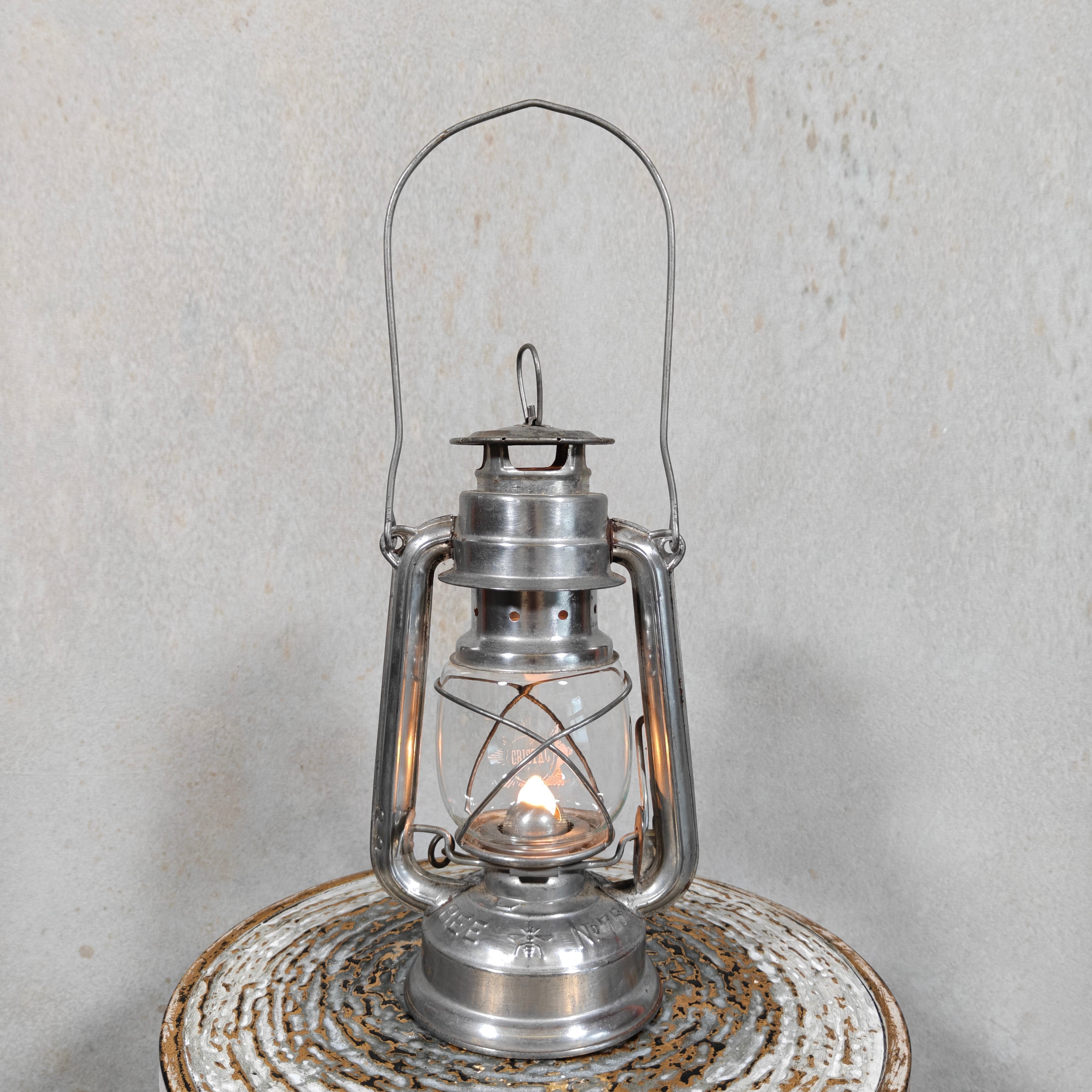 Beautiful and Rare German Hurricane Lantern – Bee 75, Look‑alike of the Bat 158, Made in Germany, 1970s/1980s