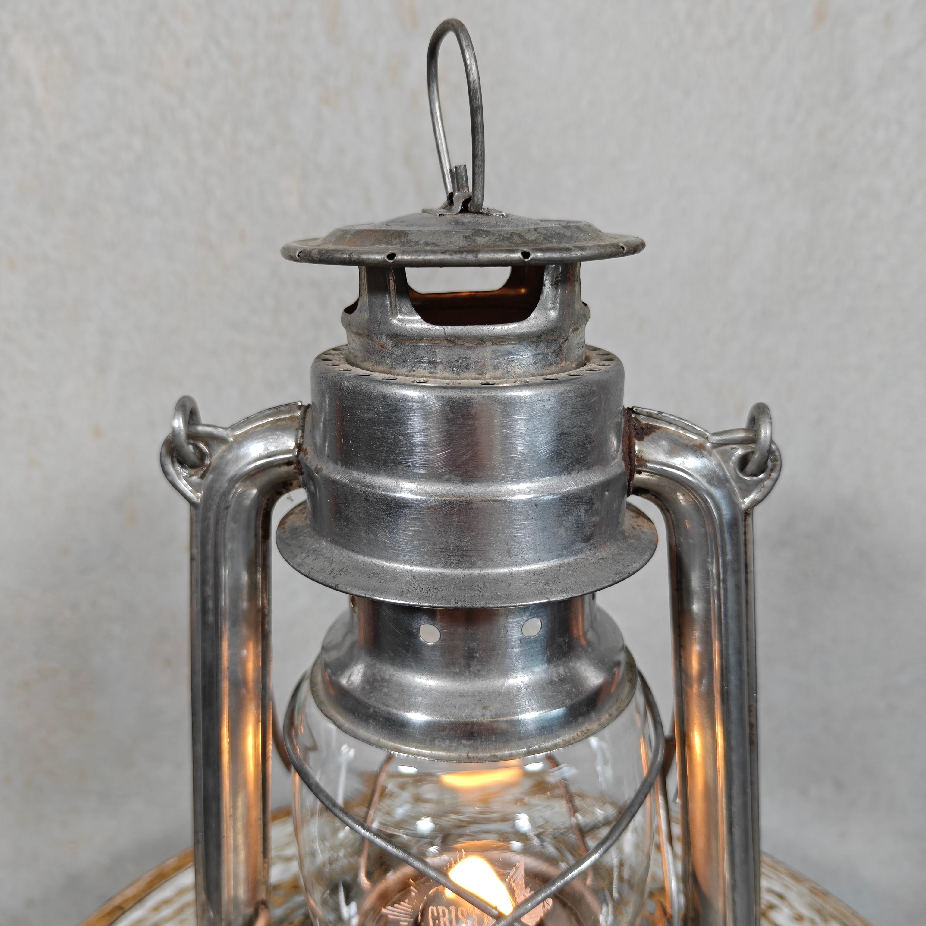 Beautiful and Rare German Hurricane Lantern – Bee 75, Look‑alike of the Bat 158, Made in Germany, 1970s/1980s