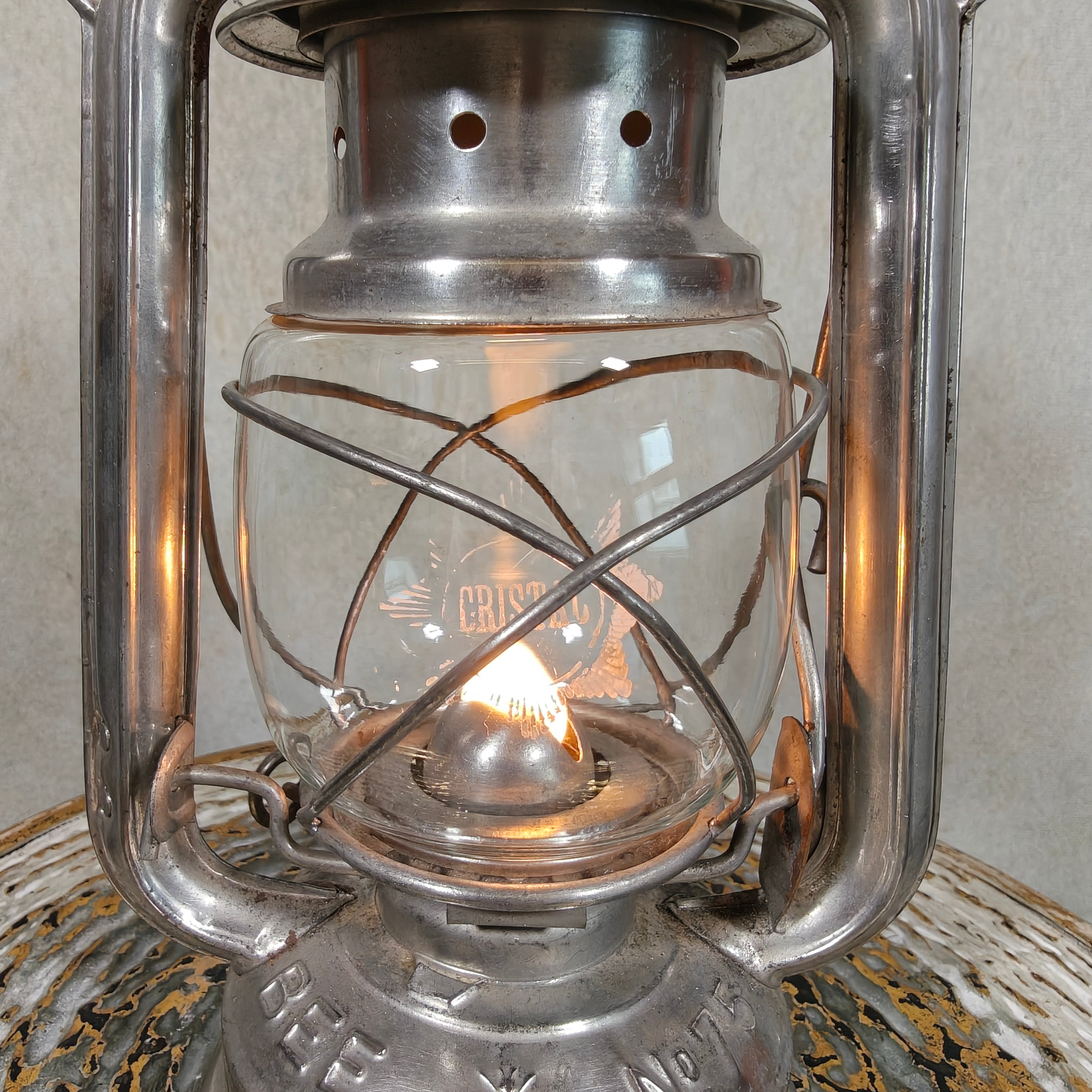 Beautiful and Rare German Hurricane Lantern – Bee 75, Look‑alike of the Bat 158, Made in Germany, 1970s/1980s
