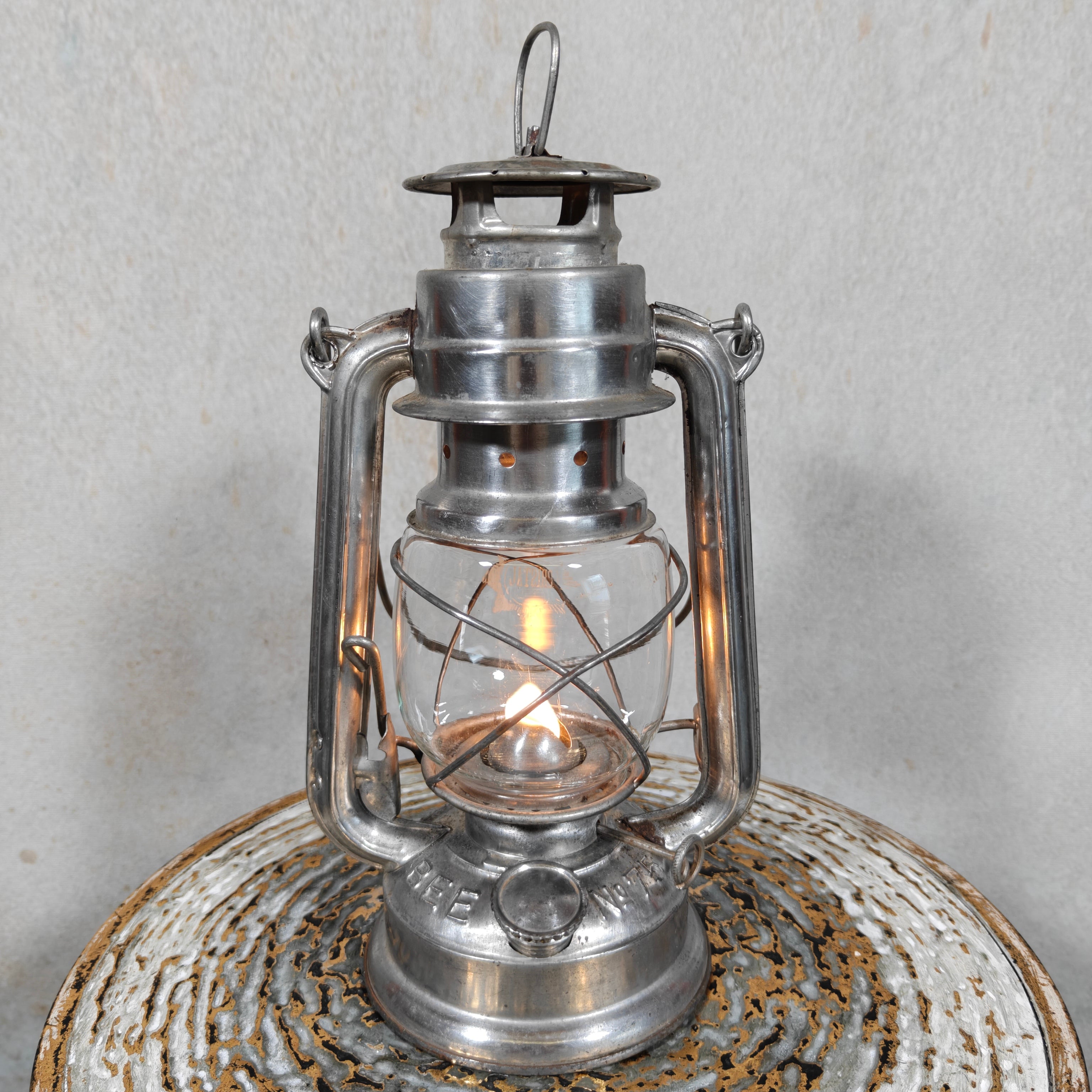 Beautiful and Rare German Hurricane Lantern – Bee 75, Look‑alike of the Bat 158, Made in Germany, 1970s/1980s