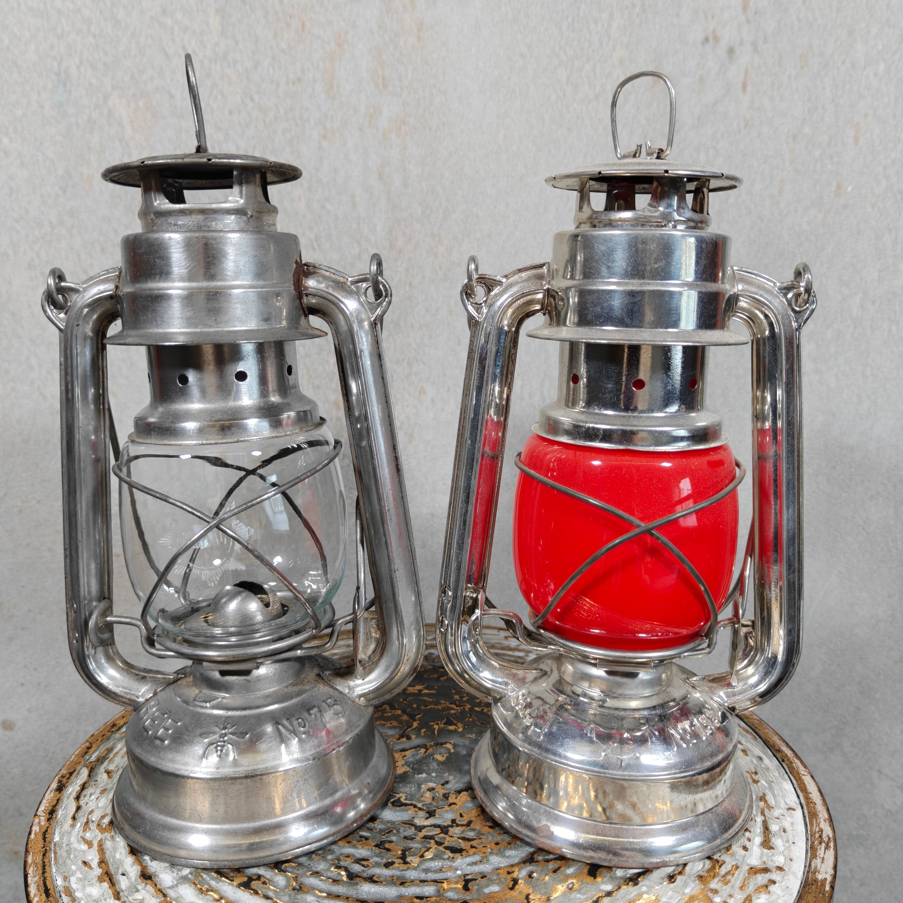 Beautiful and Rare German Hurricane Lantern – Bee 75, Look‑alike of the Bat 158, Made in Germany, 1970s/1980s