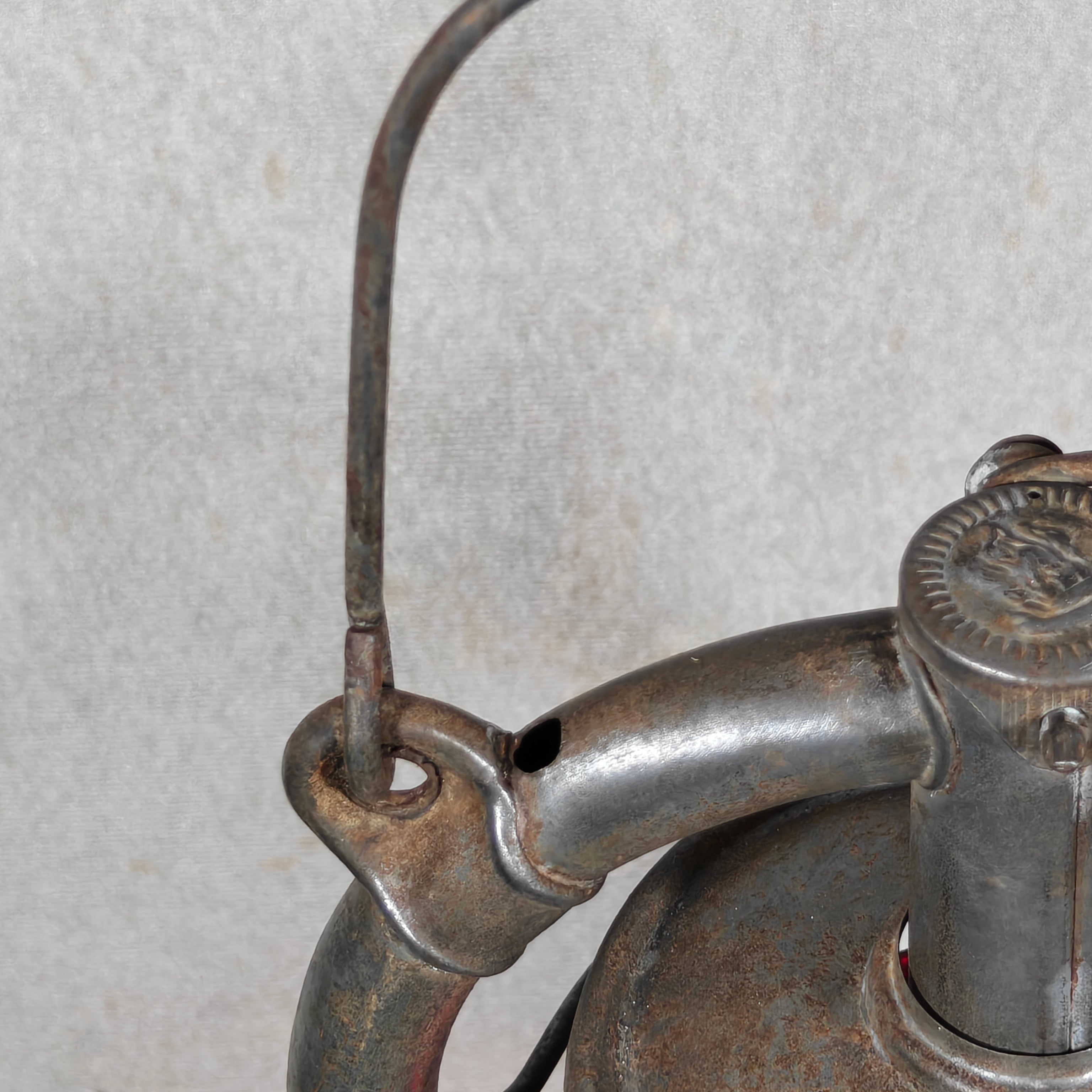 Feuerhand 423 Hurricane Lantern (1928–1939) – Rare Lever‑Lift Model with Extremely Rare Red Globe