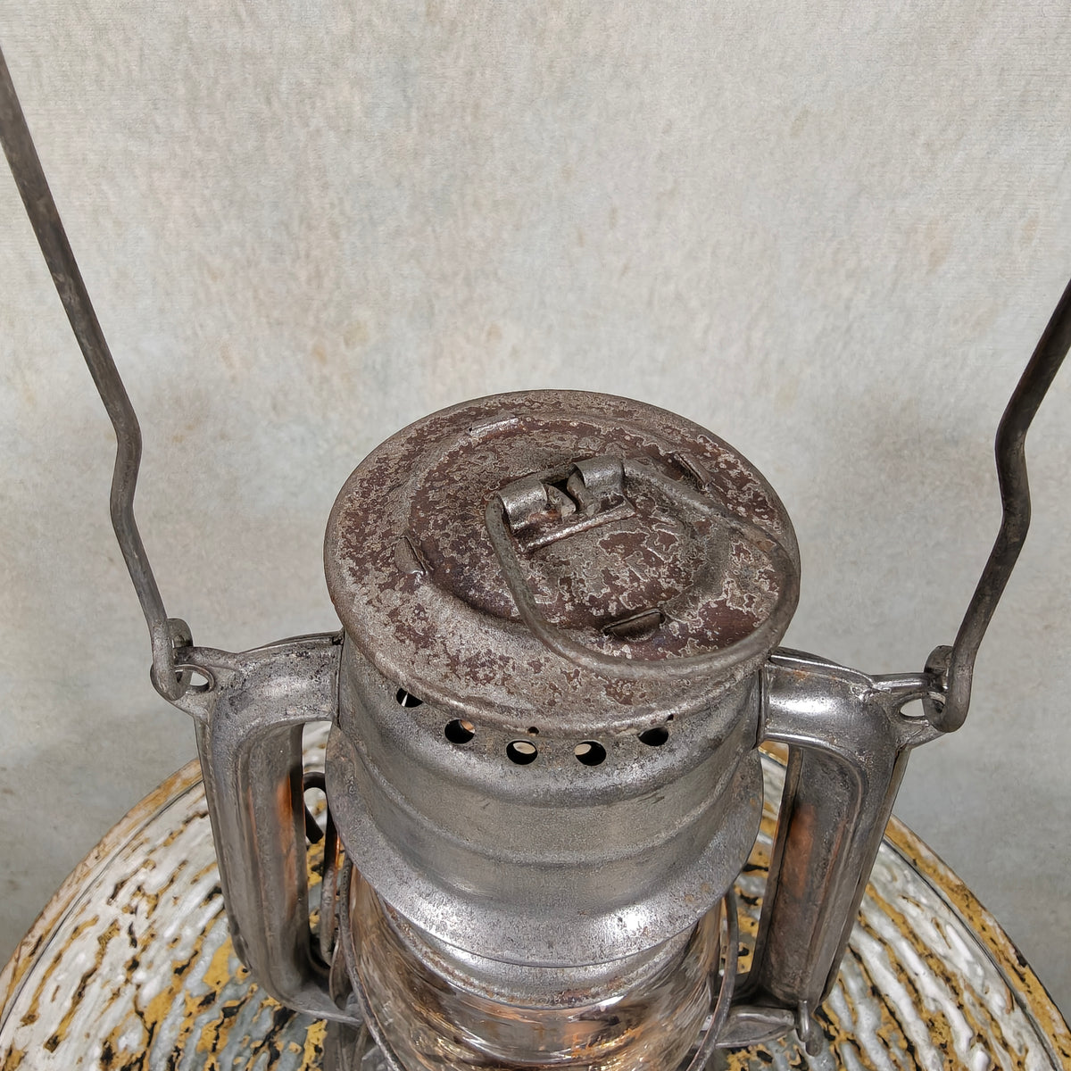 Rare Feuerhand 225 Medium Hurricane Lantern – German 1937–1942 Model with Original Marked Globe