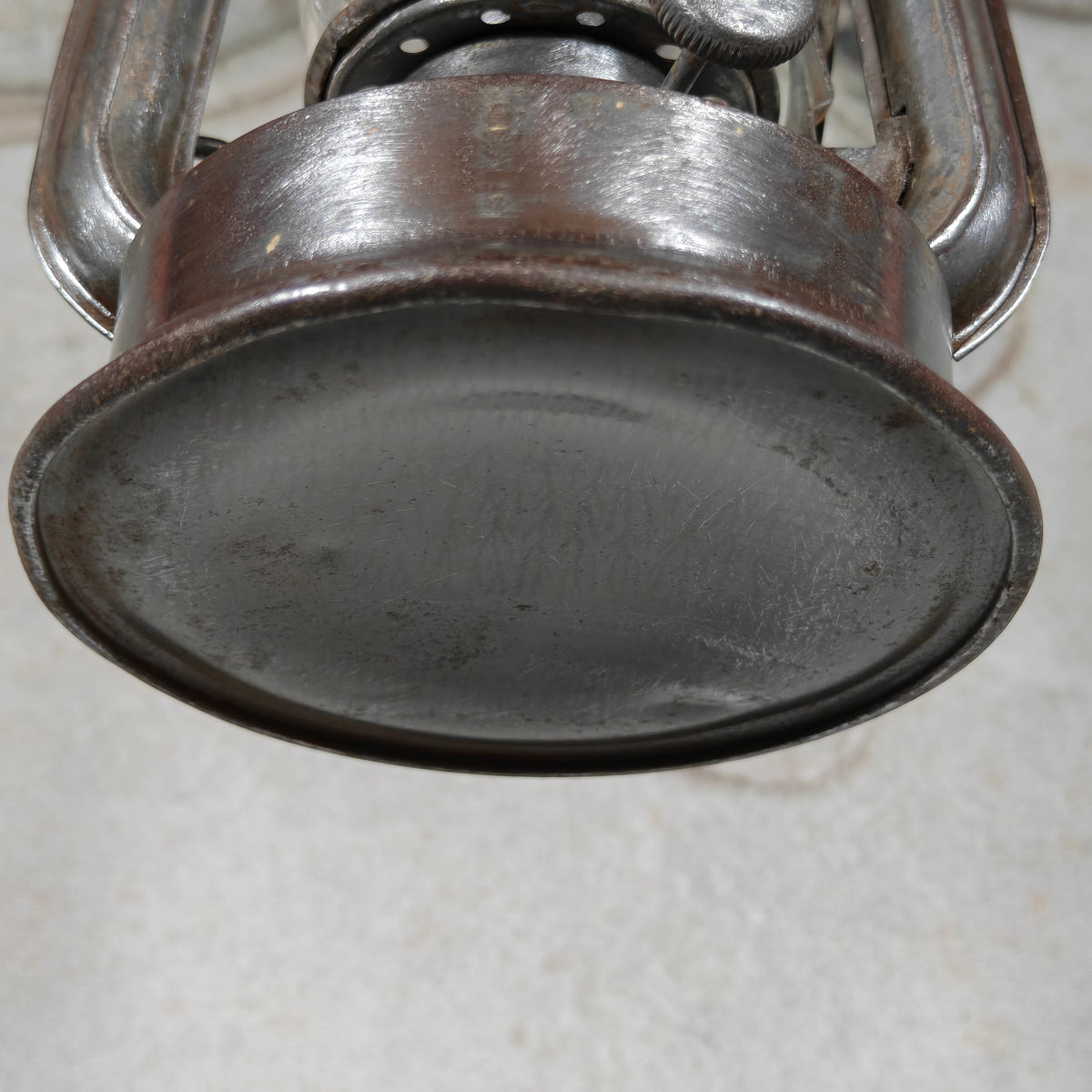 Rare Pre‑War BAT 155 Storm Lantern – Small Model, Excellent Condition, Marked Glass (1930s)