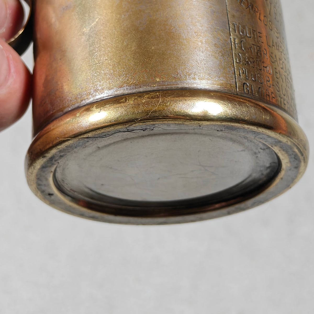 Vintage French “Pigeon” Oil Lamp – Rare Small Model