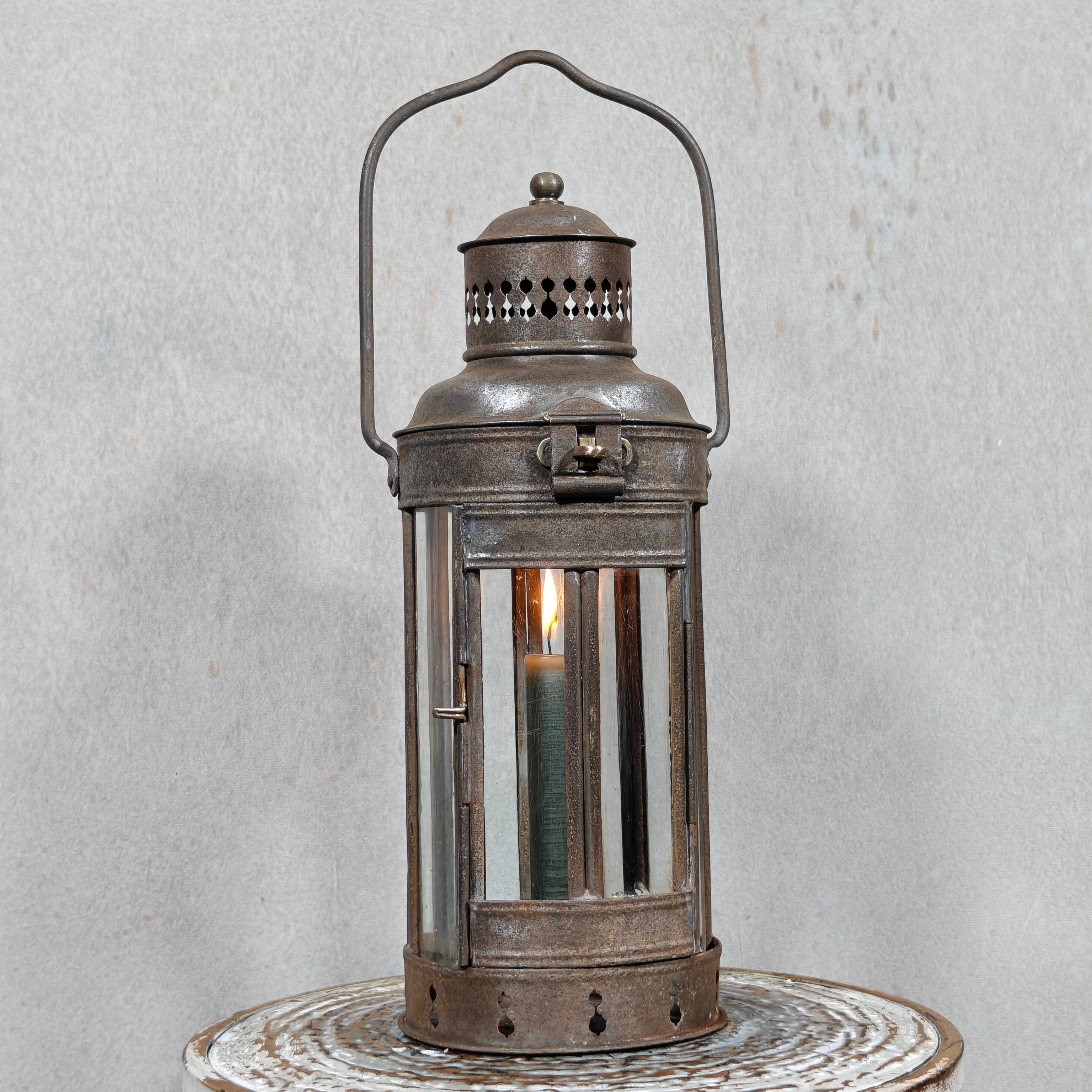 Antique Ship’s Lantern / Cabin Lamp – Beautiful Early Example, c. 1875