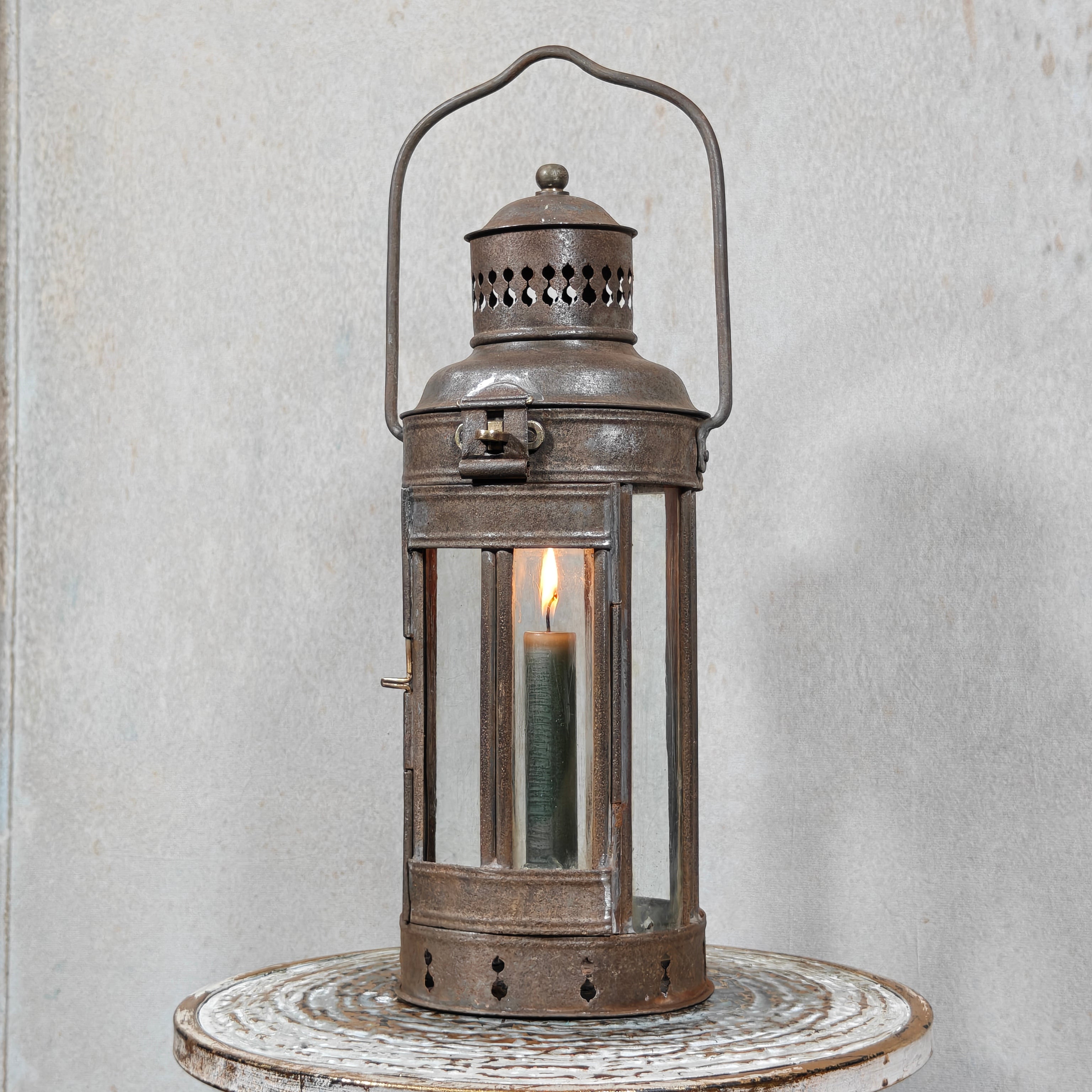 Antique Ship’s Lantern / Cabin Lamp – Beautiful Early Example, c. 1875