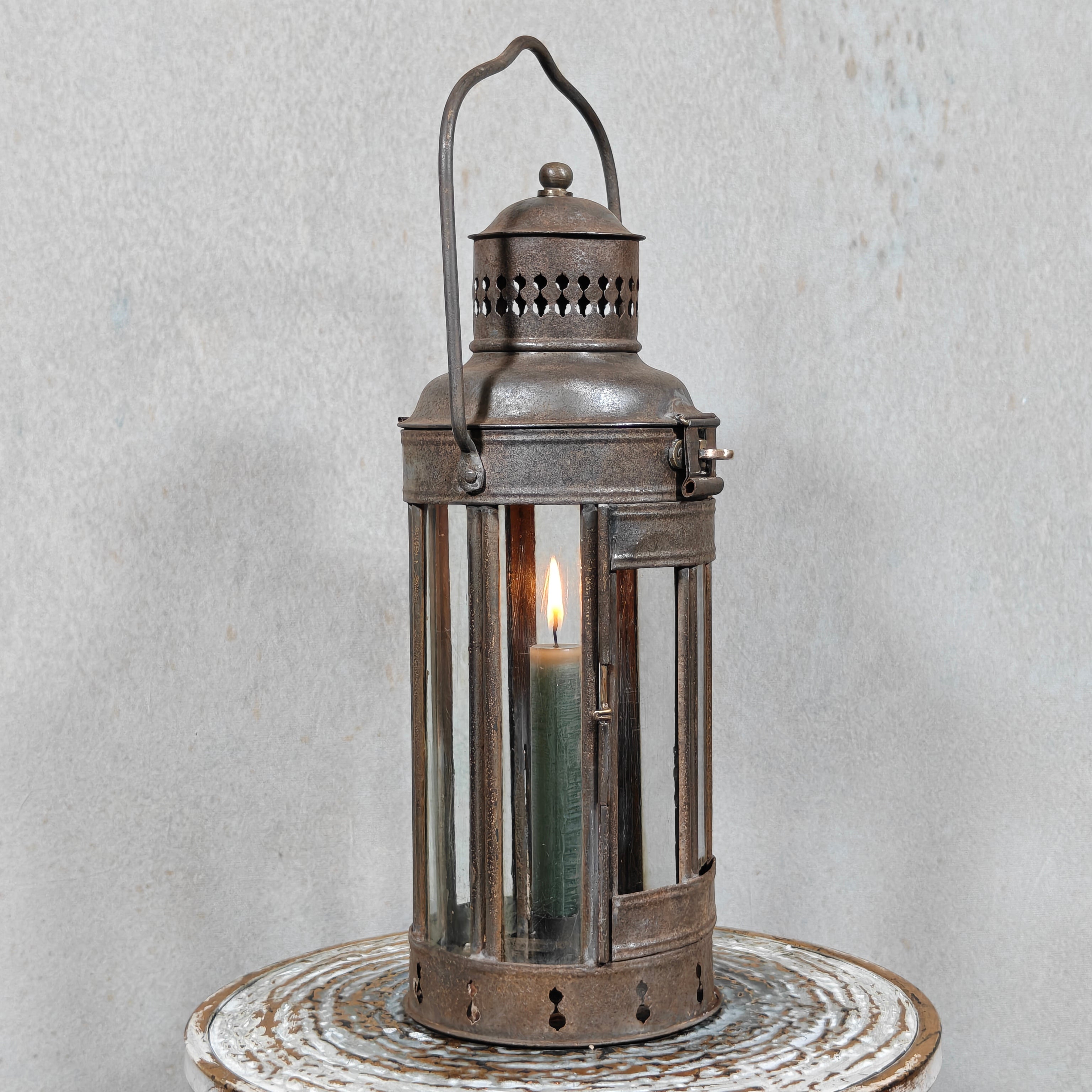 Antique Ship’s Lantern / Cabin Lamp – Beautiful Early Example, c. 1875
