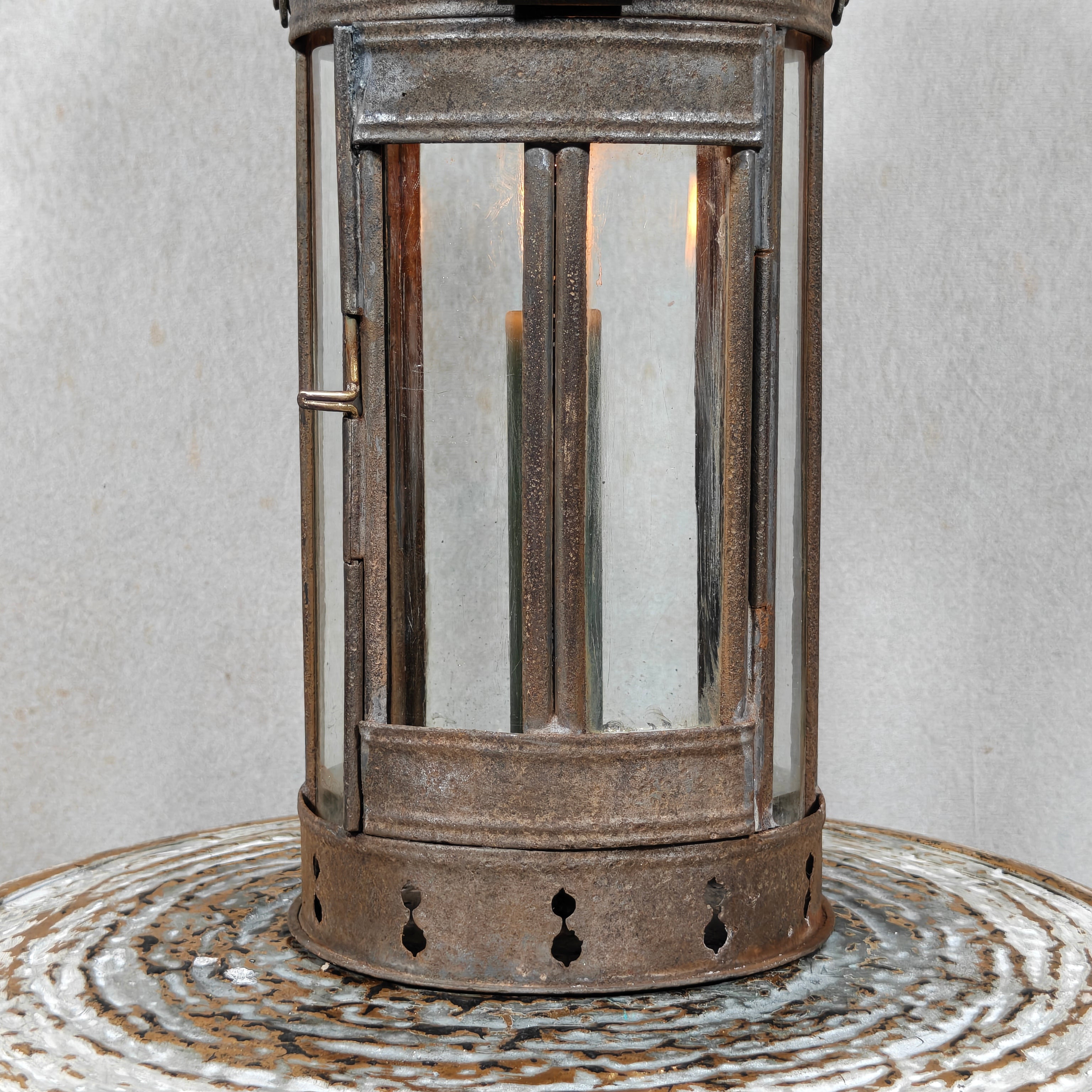 Antique Ship’s Lantern / Cabin Lamp – Beautiful Early Example, c. 1875