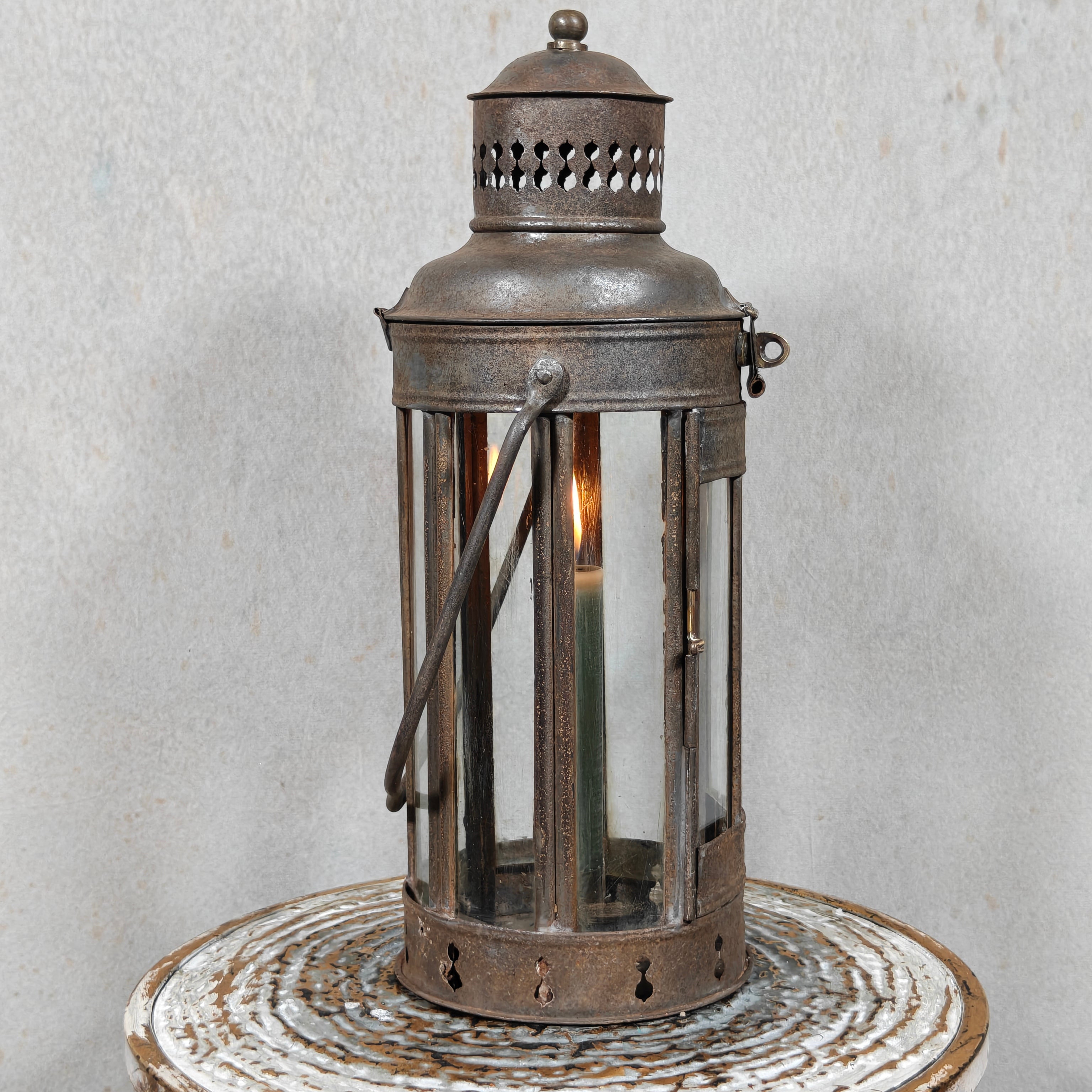 Antique Ship’s Lantern / Cabin Lamp – Beautiful Early Example, c. 1875