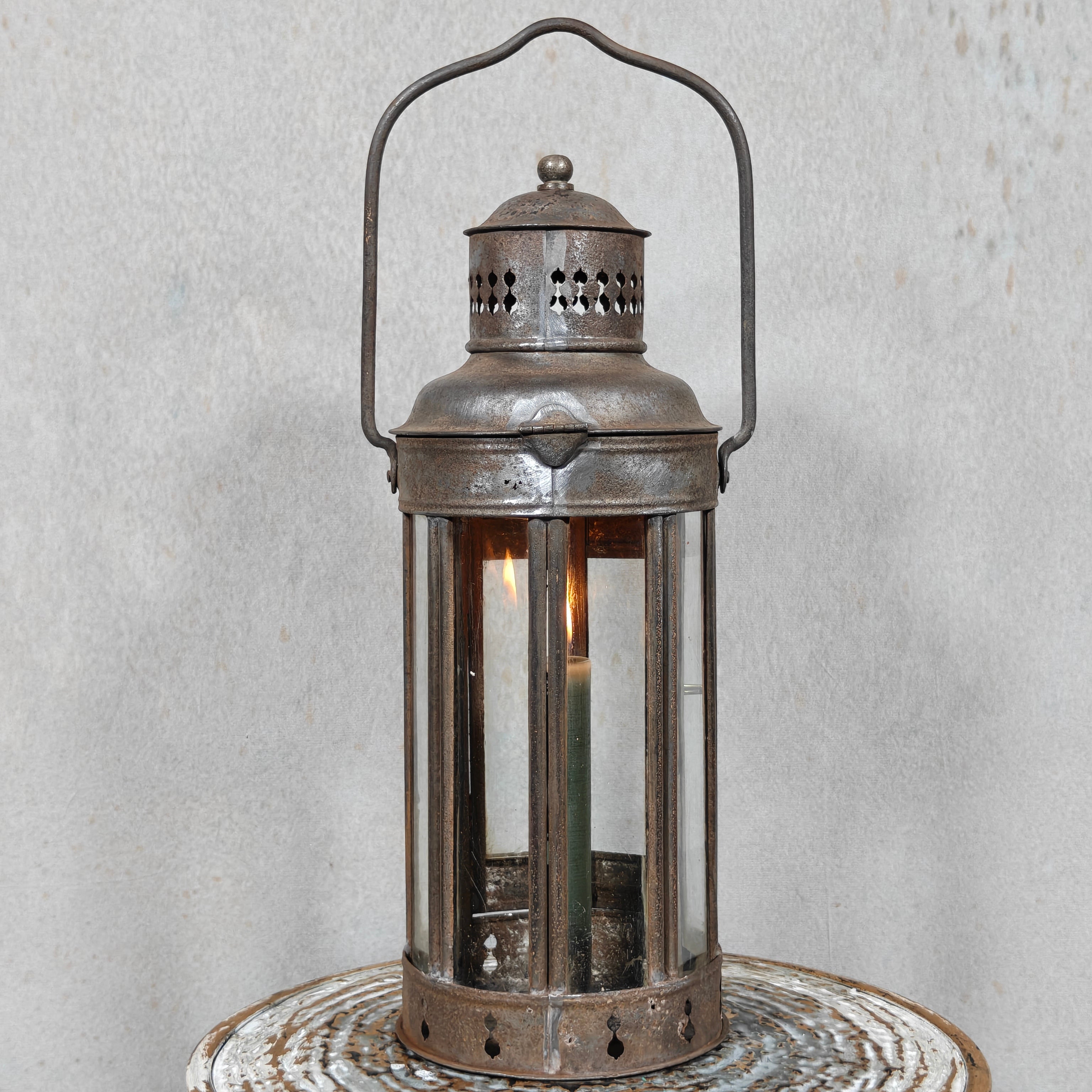 Antique Ship’s Lantern / Cabin Lamp – Beautiful Early Example, c. 1875