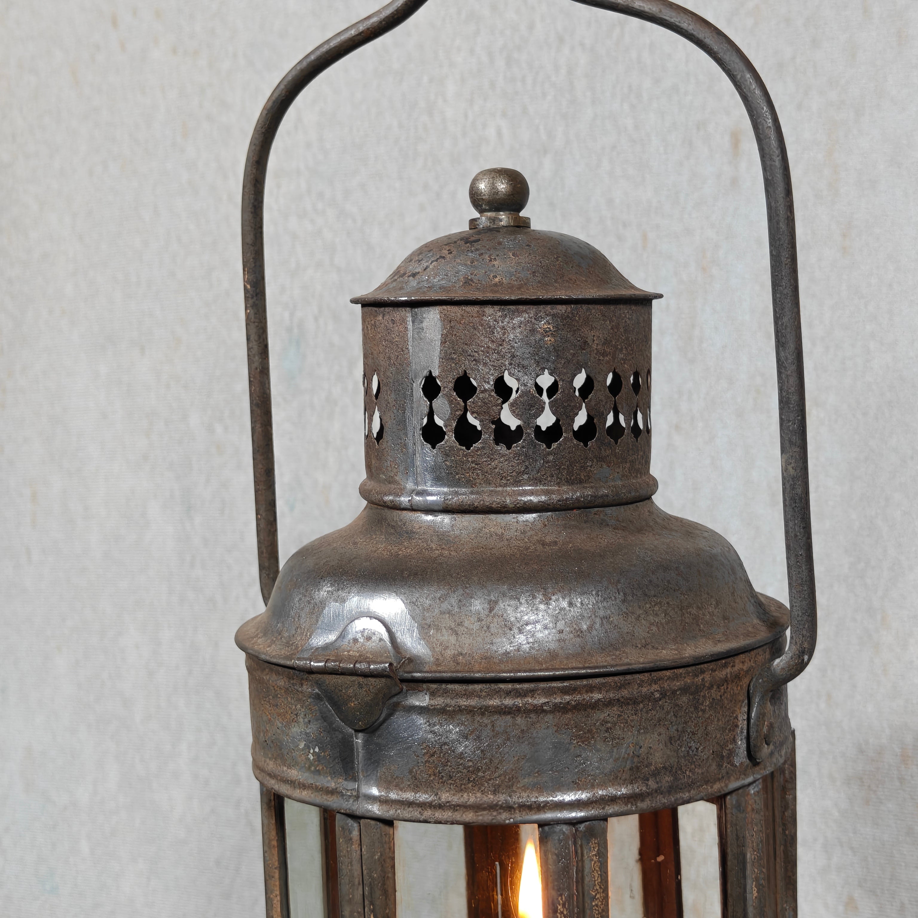 Antique Ship’s Lantern / Cabin Lamp – Beautiful Early Example, c. 1875
