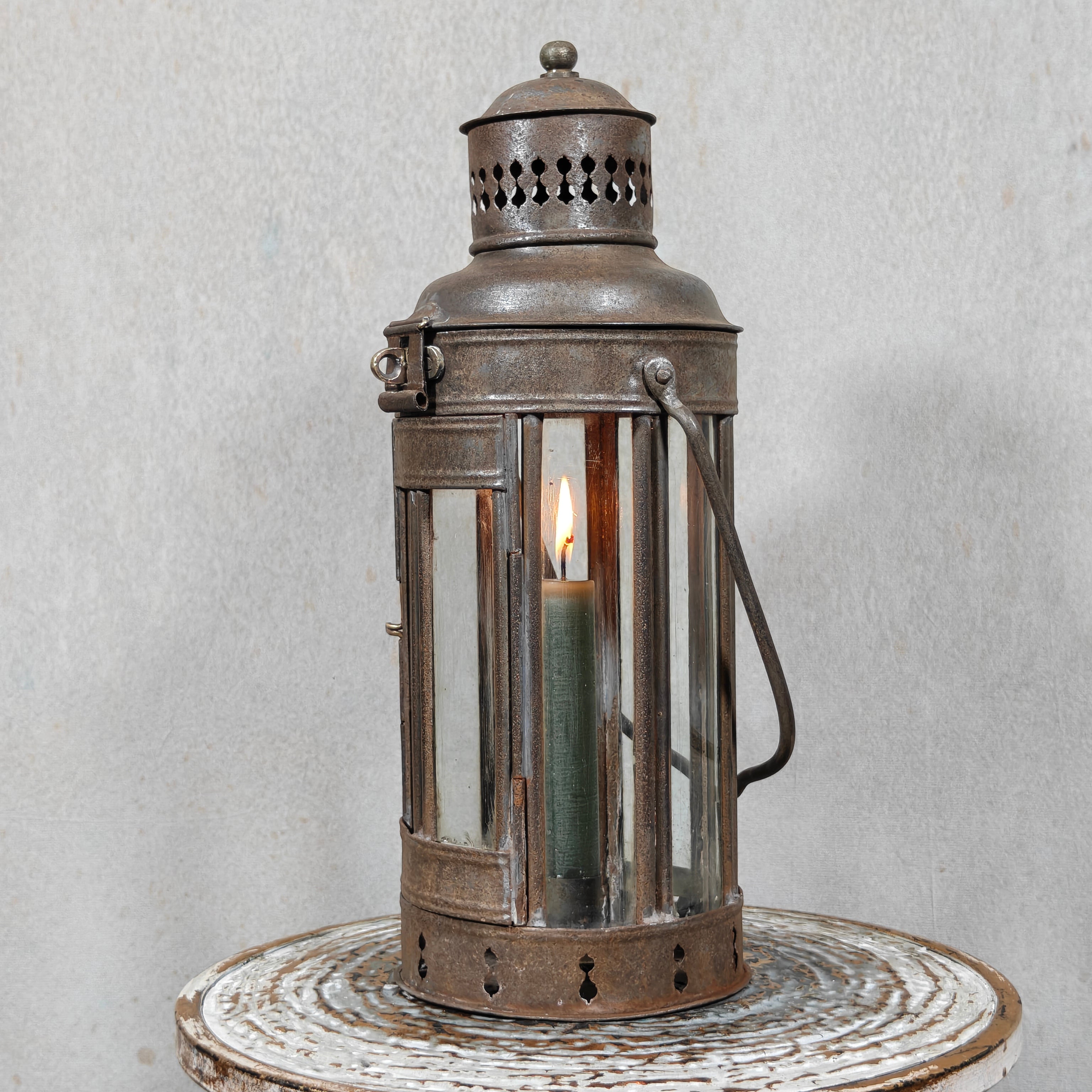 Antique Ship’s Lantern / Cabin Lamp – Beautiful Early Example, c. 1875