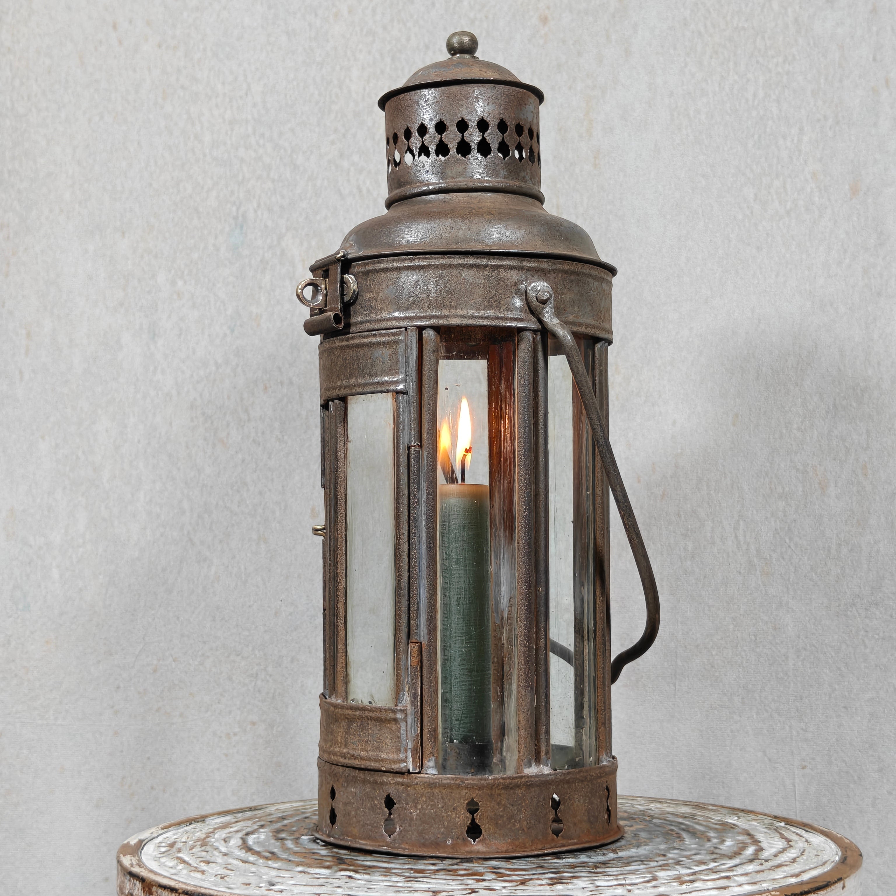 Antique Ship’s Lantern / Cabin Lamp – Beautiful Early Example, c. 1875