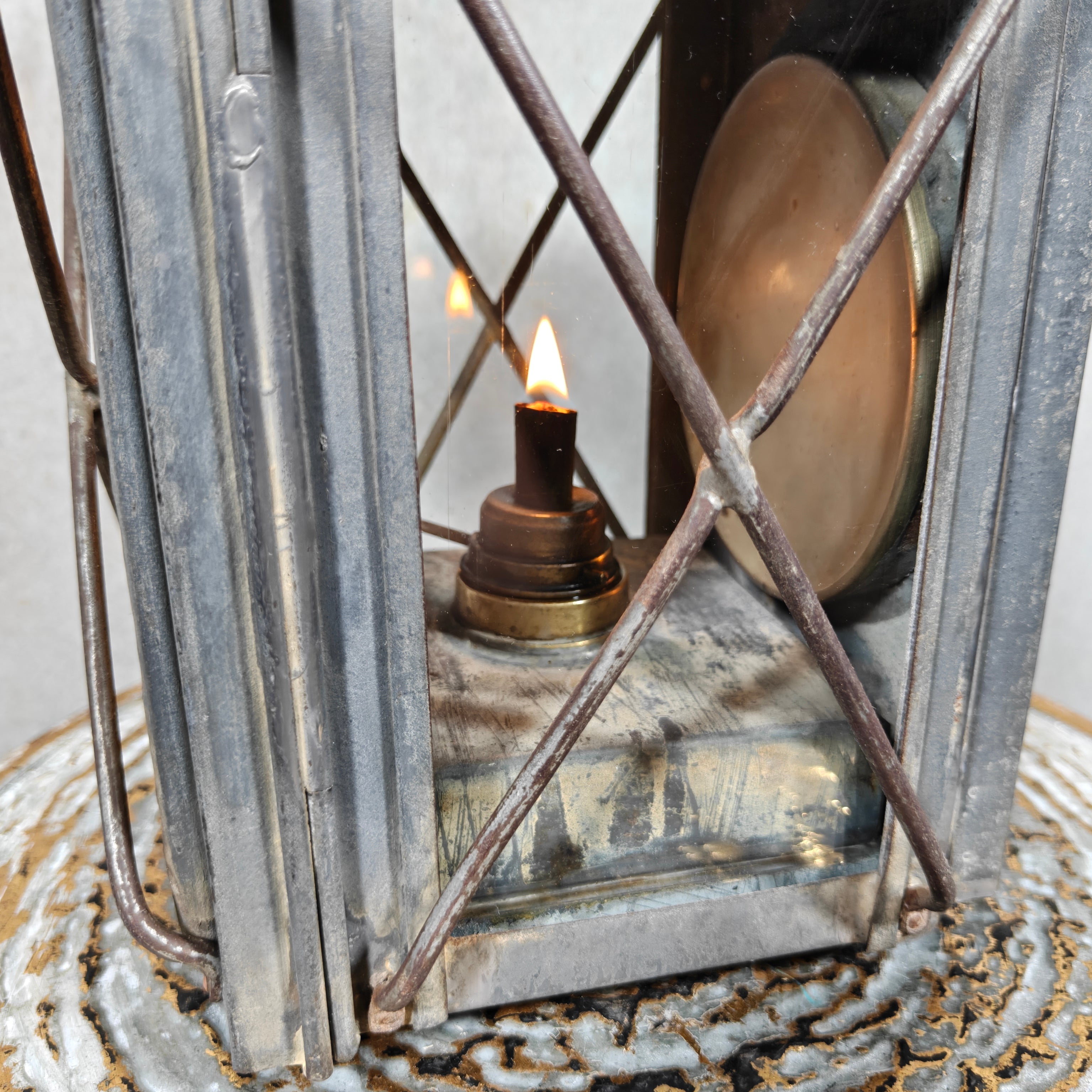 Extremely Rare Signal Lantern by Fr. Weber & Co., Berlin – With Colored Lenses & Fully Working (c. 1900–1930)
